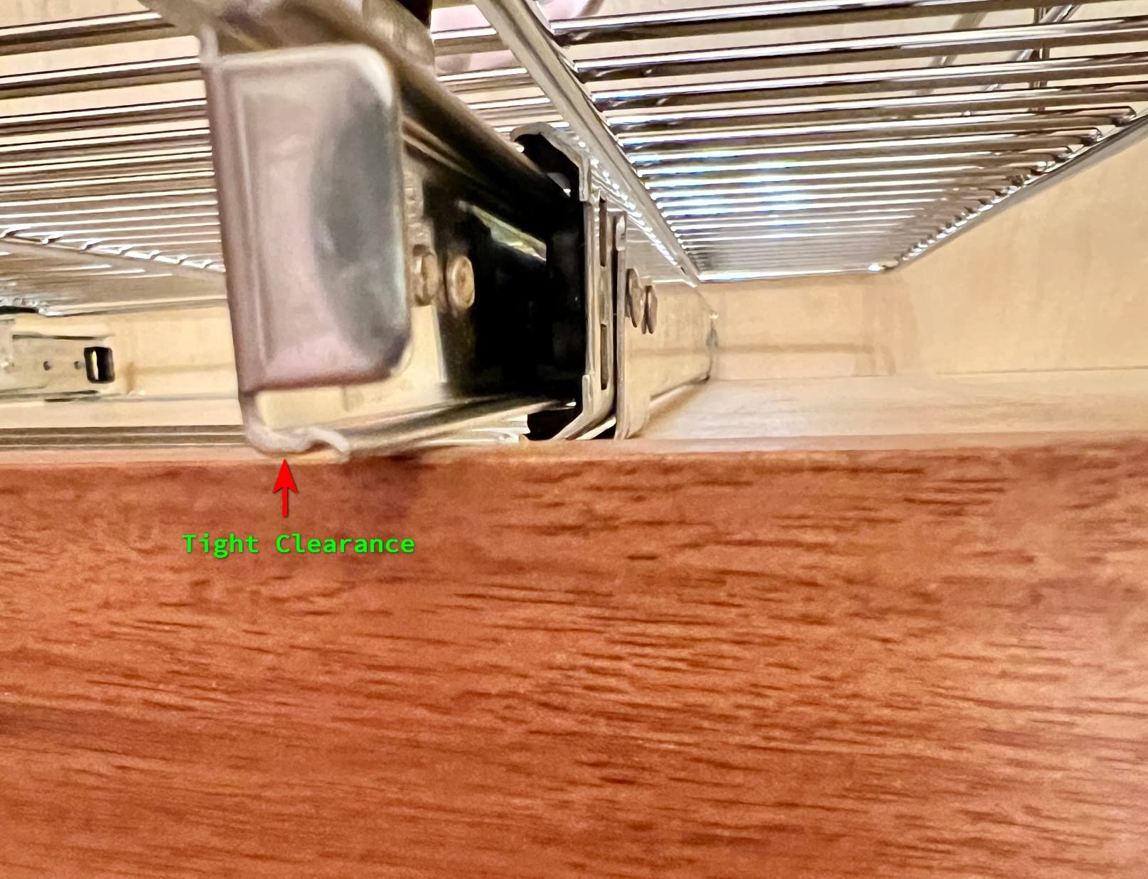 LYNK PROFESSIONAL Pull Out Cabinet Organizer, Kitchen Slide Out Drawer | 14W x 21D chrome rollout shelf creates easy-access storage for cookware, pantry items and kitchen essentials inside cabinets customer photo 1