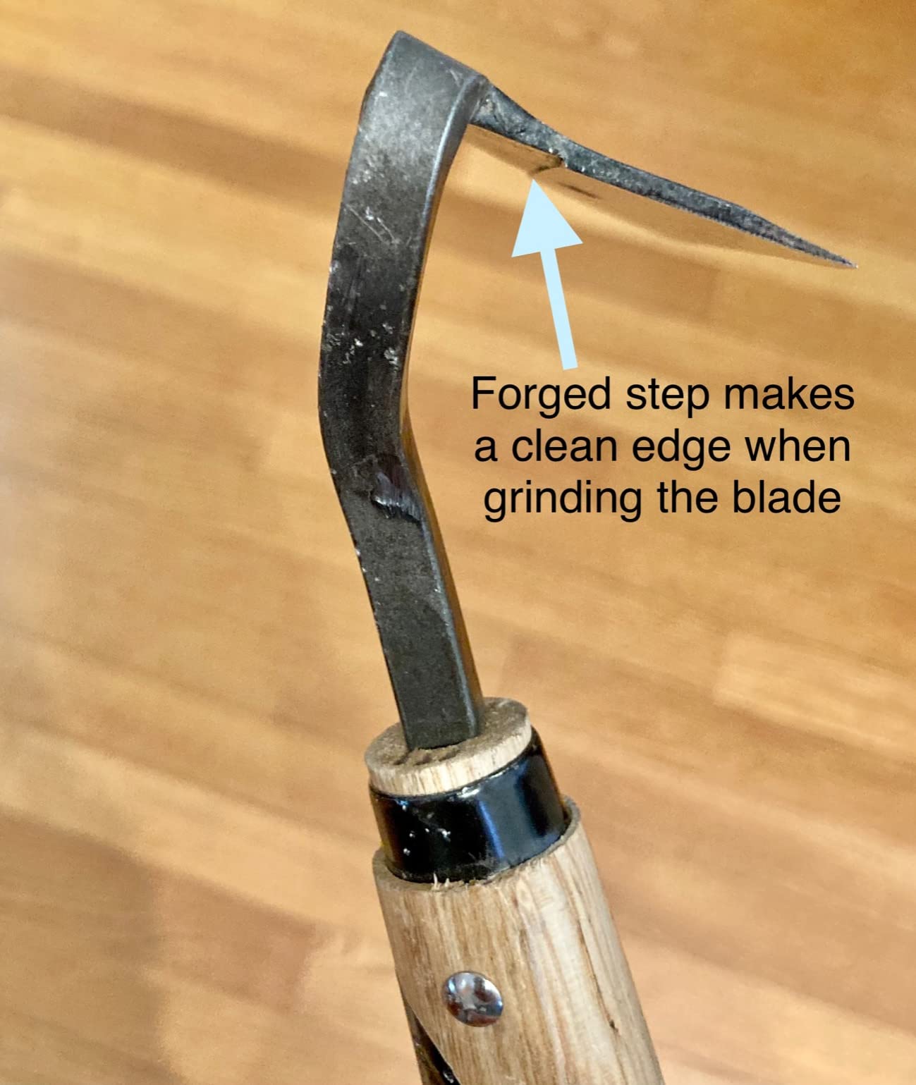 Japanese Weeding Sickle Very Sharp Edge Quick Work (Full Size) customer photo 2