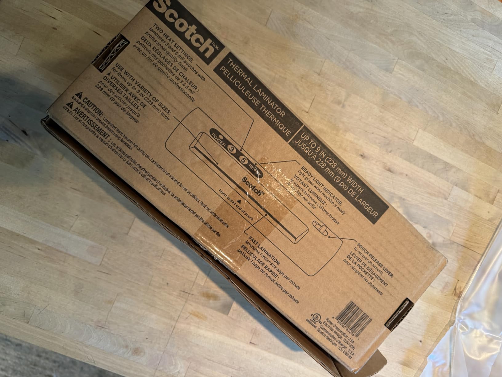 Scotch Thermal Laminator, 2 Roller System for a Professional Finish, Use for Home, Office or School, Suitable for use with Photos (TL901X) customer photo 1