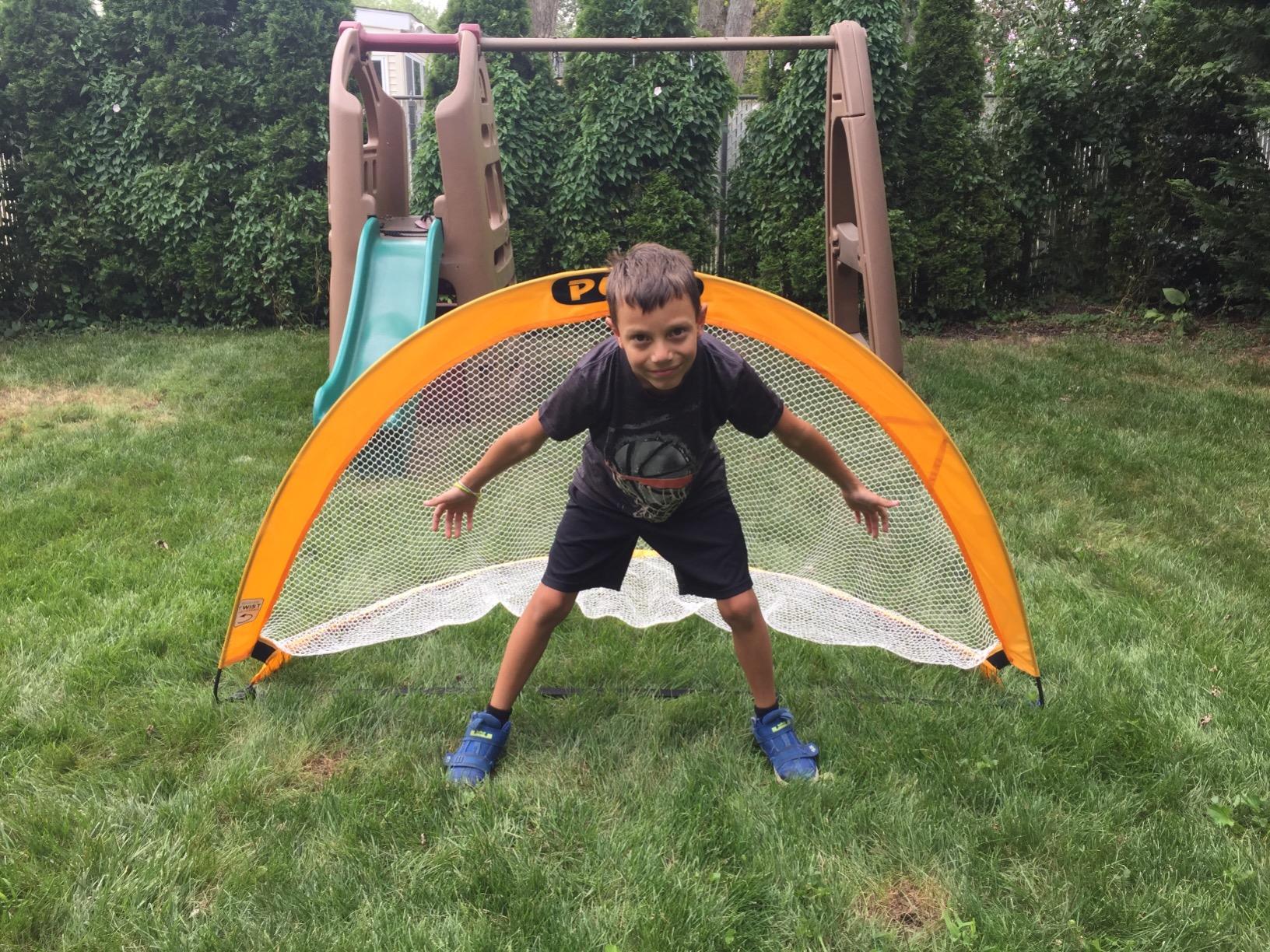 PUGG Pop Up Soccer Goal | Portable Training Set With Knitted Poly Net, The Original Pickup Game Goal, Includes Two Goals & Bag customer photo 1