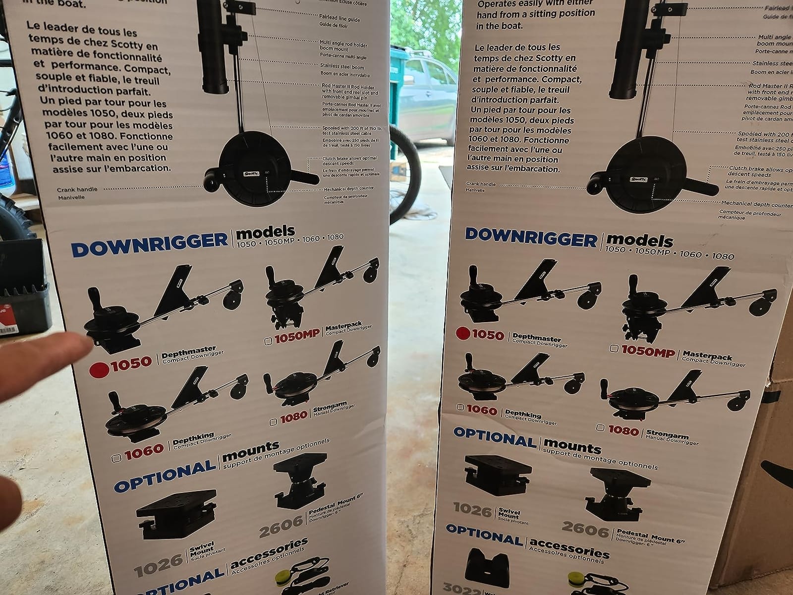 Scotty #1050MP Depthmaster Manual Downrigger, Display Packed w/ Rod Holder & Clamp Mount,Black | Non-Permanent Clamp-on Bracket customer photo 2