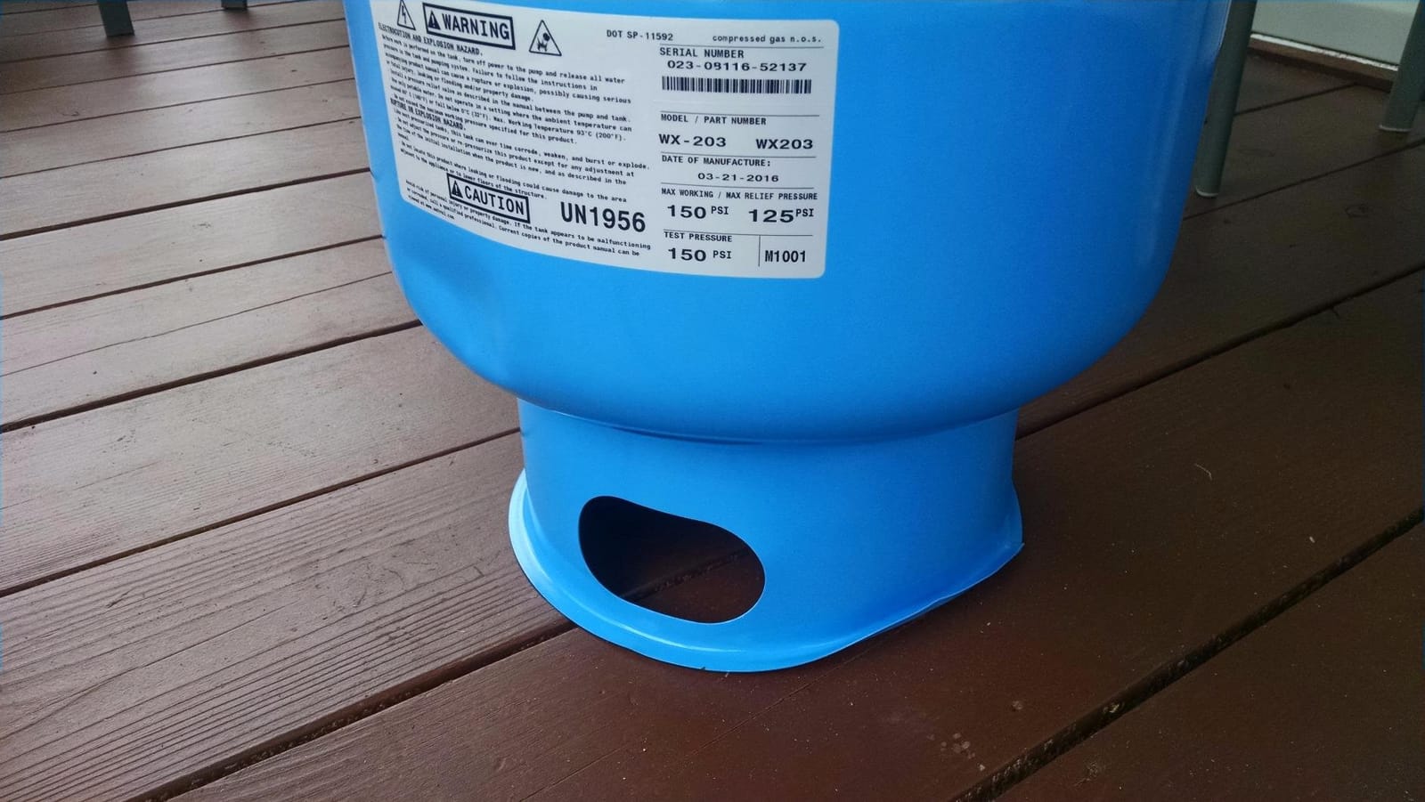 Amtrol WX-203 Well-X-Trol Stand Well Water Tank customer photo 1
