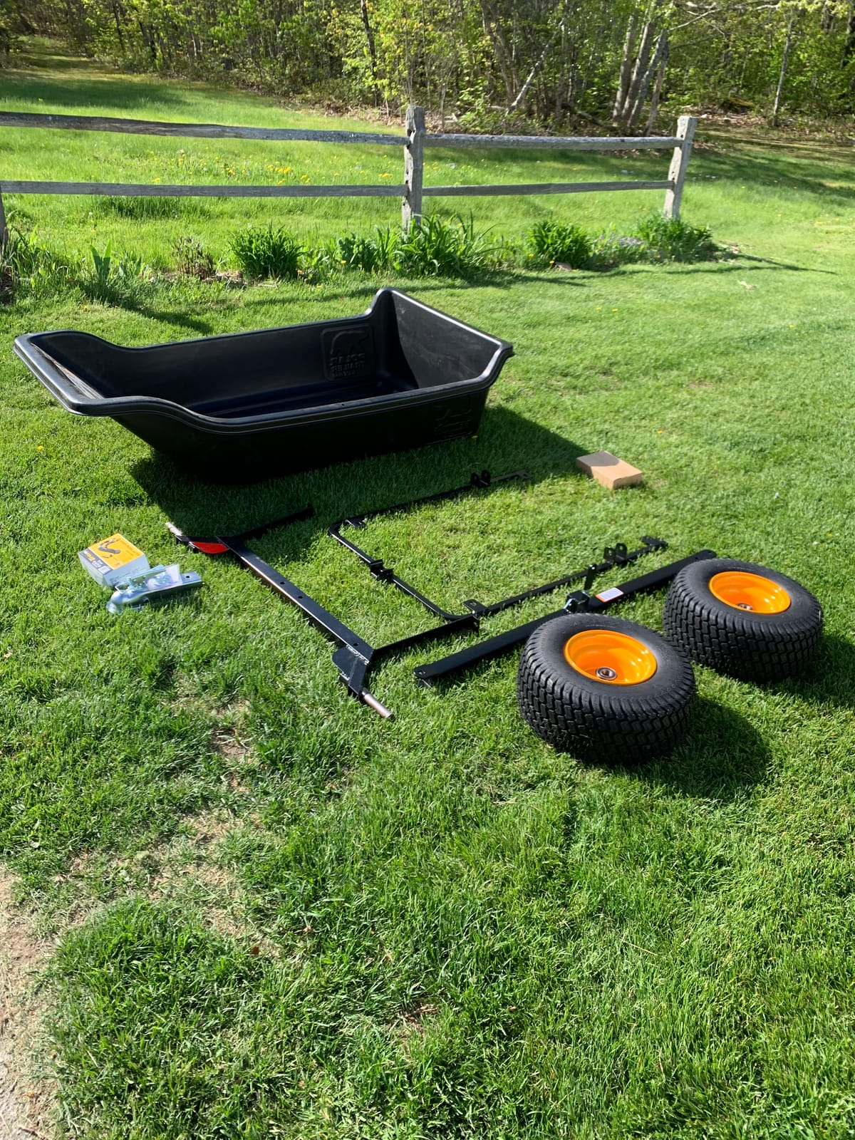 Polar HD 1500 Utility Trailer | 1500 lb Capacity - Heavy-Duty Poly Hauler customer photo 2