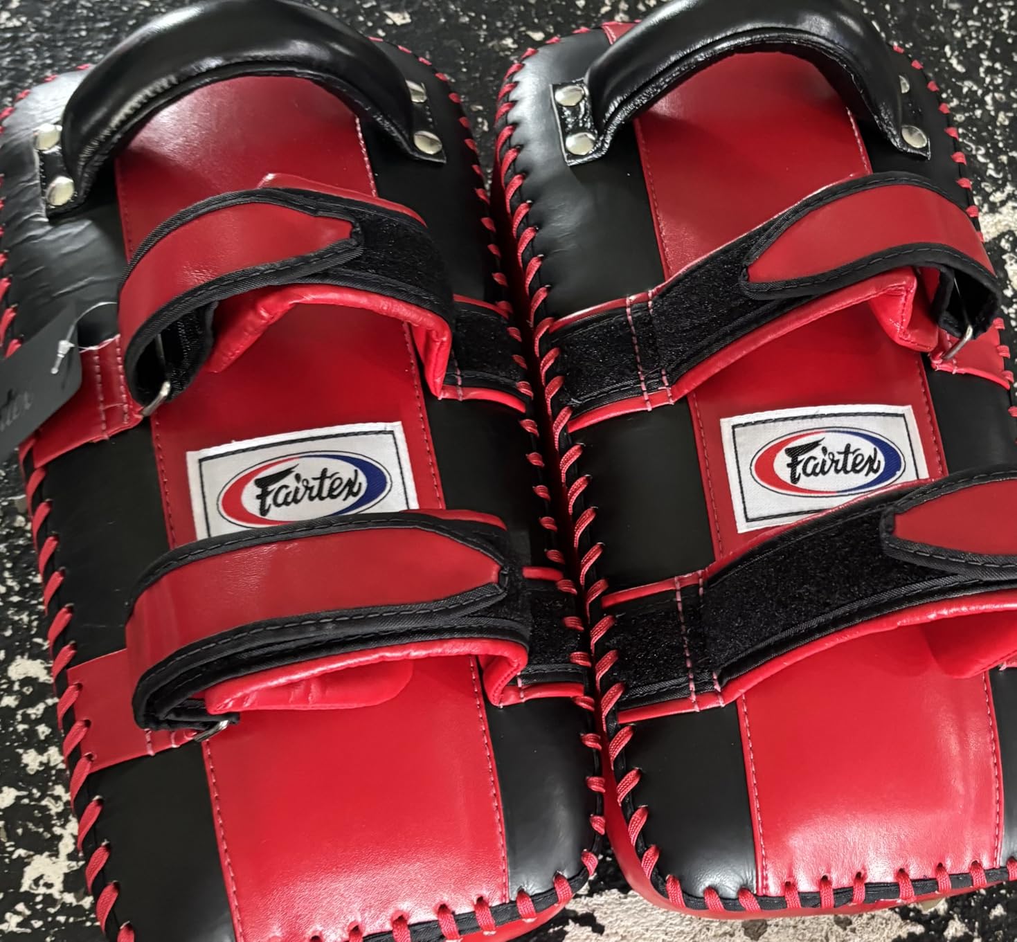 Fairtex Curved MMA Muay Thai Pads for Punching, Blocking, Kicking,Punch, Hitting |Light Weight & Shock Absorbent Boxing Mitts | Extra Padding for Sparring for Kickboxing & self Defense customer photo 2