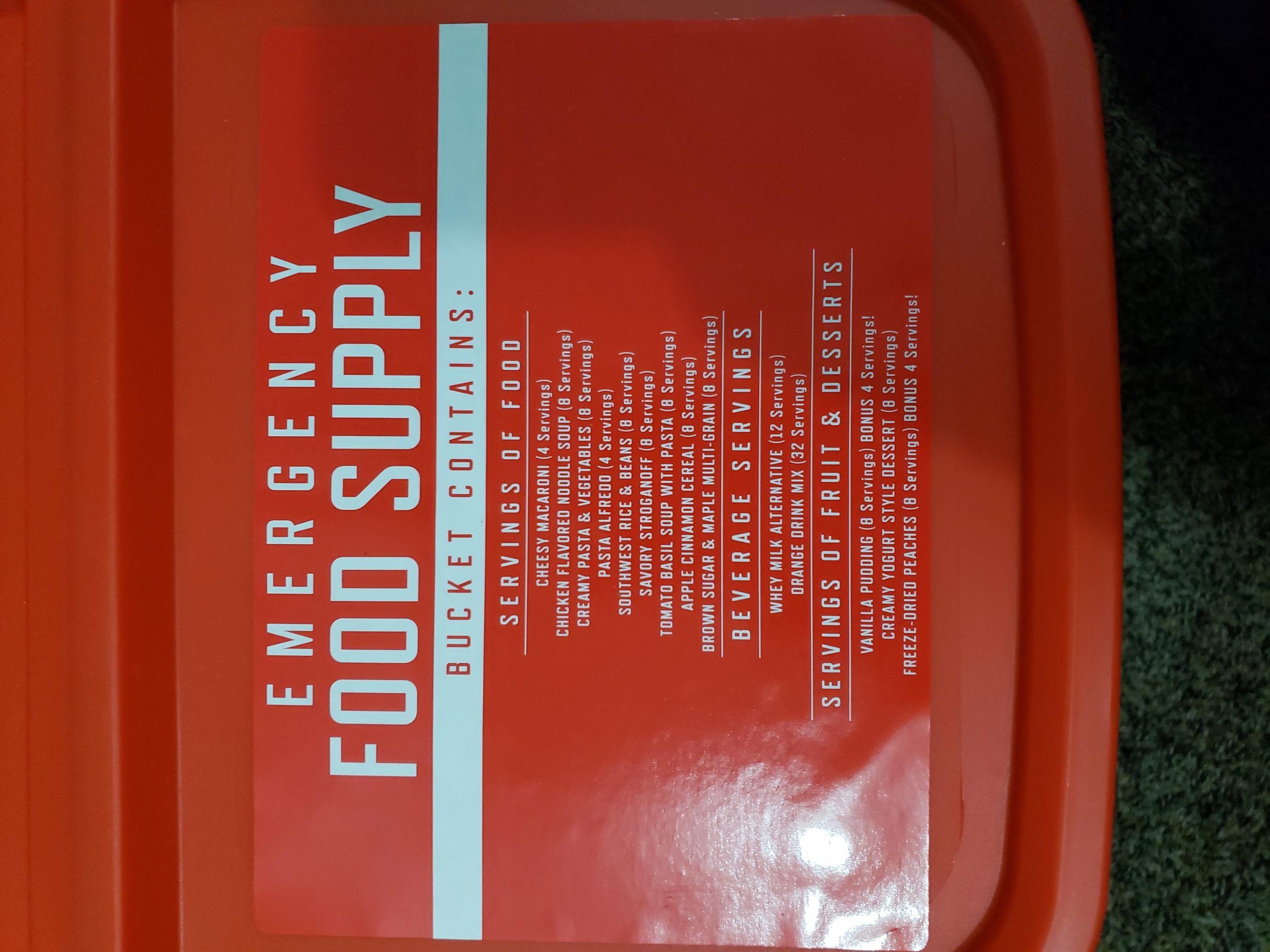 ReadyWise Emergency Food Supply - 360 Servings, 3 Buckets, Freeze Dried & Dehydrated Package of Long Term Meals, Survival Kit for Camping, Prepper Food Storage Supplies, up to 25 Year Shelf Life customer photo 1