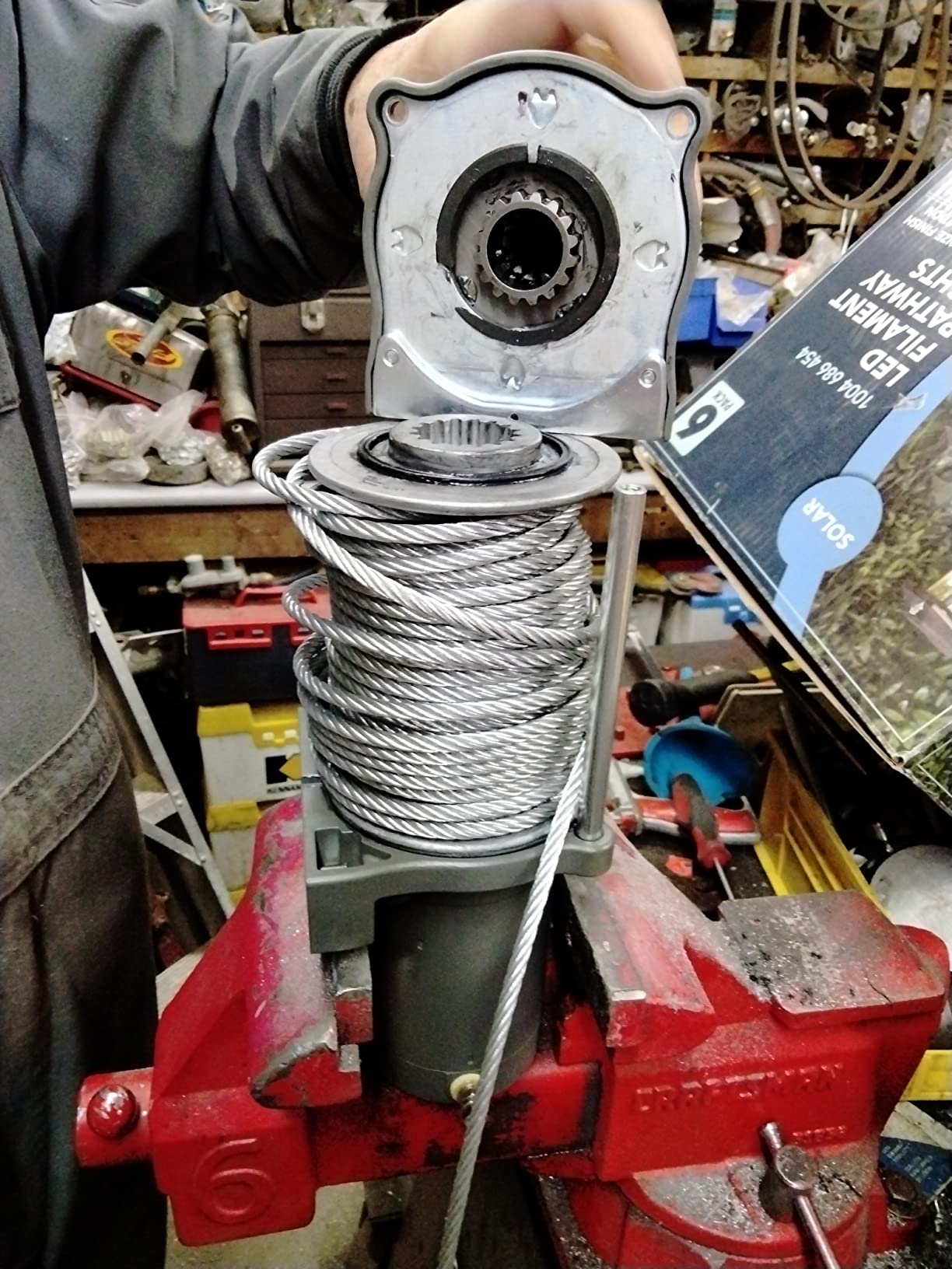 WARN Vantage 4000 12V DC Electric Winch for ATV UTV Side-by-Side (108214) | 4000 lb Pull Capacity, 55 Ft 7/32
