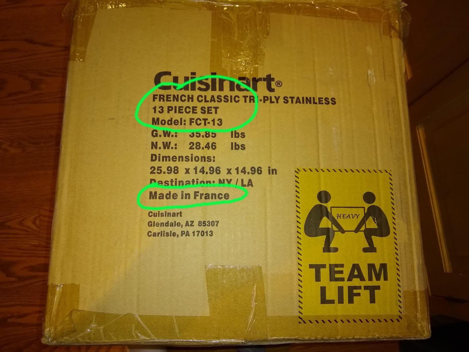 Cuisinart FCT-13 French Classic Tri-Ply Stainless 13-Piece Cookware Set customer photo 2