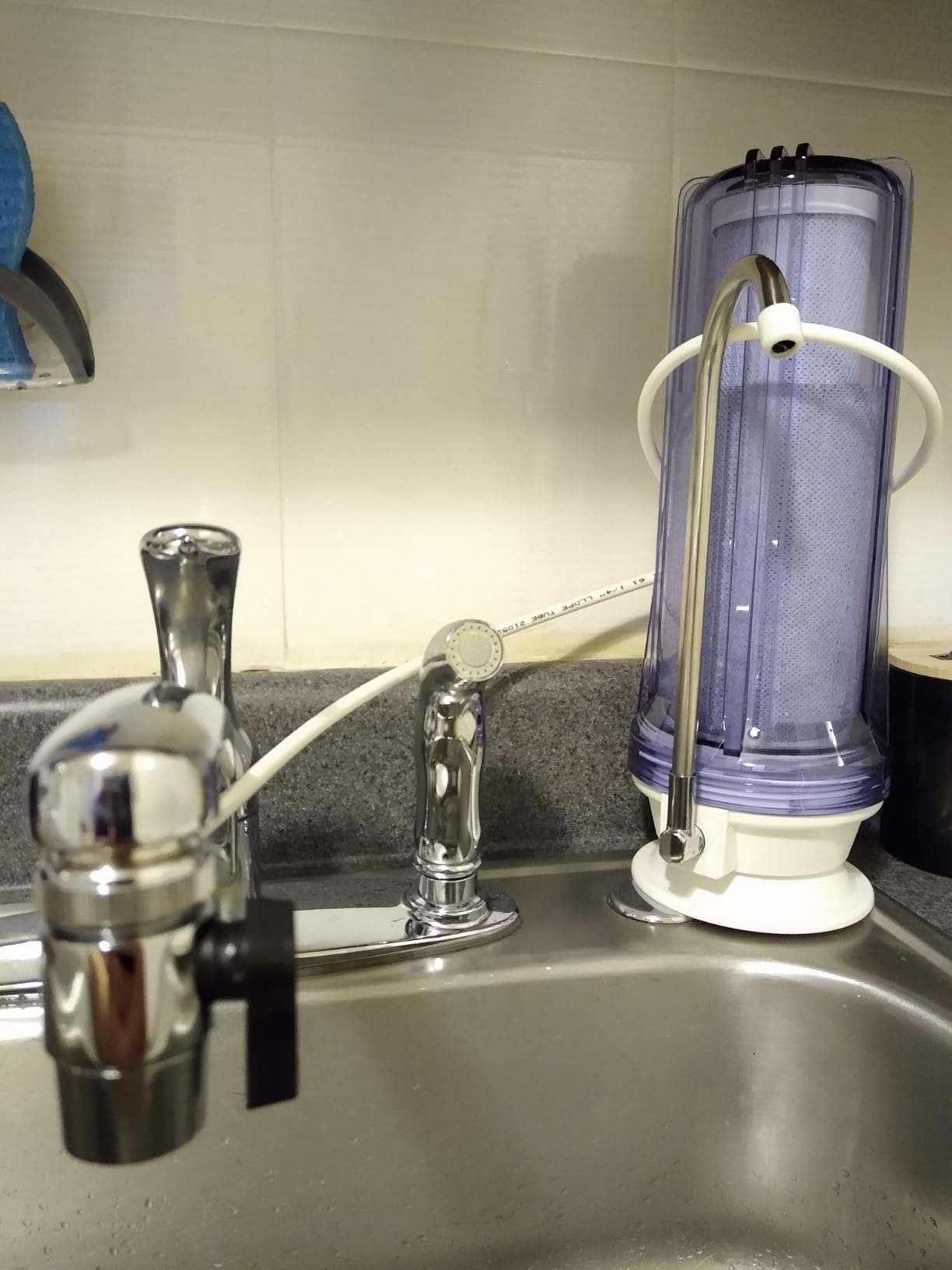 iSpring CKC1C Chlorine Removal Countertop Water Filter System, 10000 Gal | NSF/ANSI Certified Water Filter for Sink Faucet customer photo 1