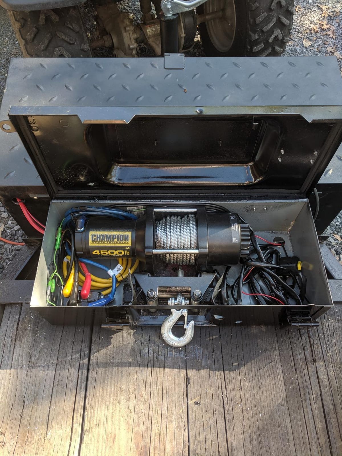 Champion Power Equipment 4500-lb. ATV/UTV Wireless Winch Kit customer photo 1