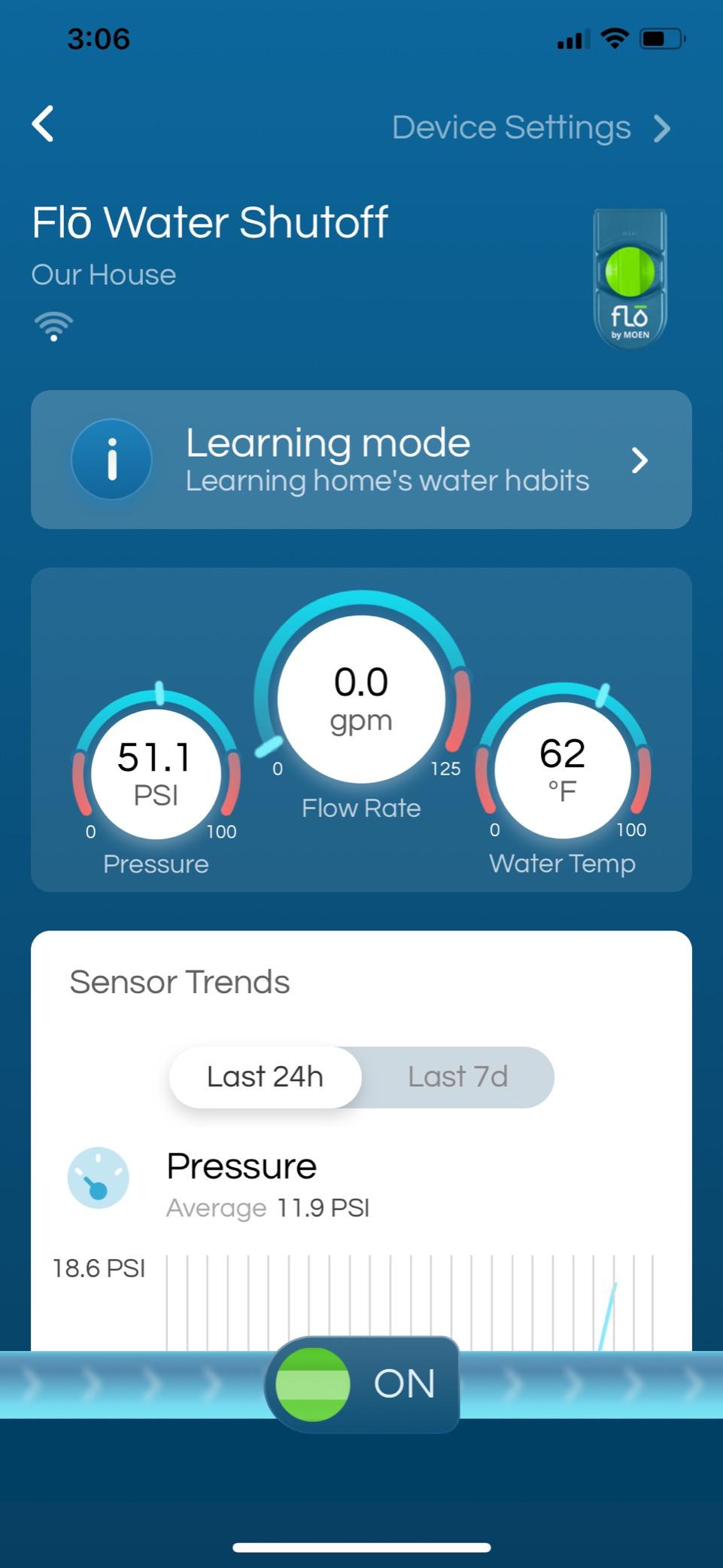 Moen Flo 3/4-inch Smart Water Shut Off Valve, Smart Home Water Monitor Leak Detector, Wifi Connected, App Enabled Flow Meter and Shutoff, 900-001 customer photo 1