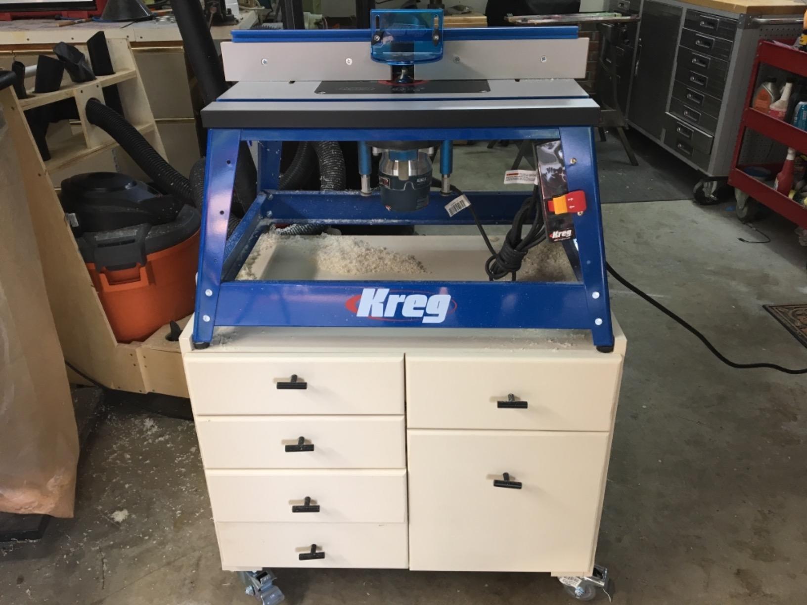 Kreg Bench Top Router Table PRS2100 - Portable Full-Size Router Table, Clamps to Any Workbench, Large Fence with T-Slots, Integrated Dust Collection Port customer photo 1
