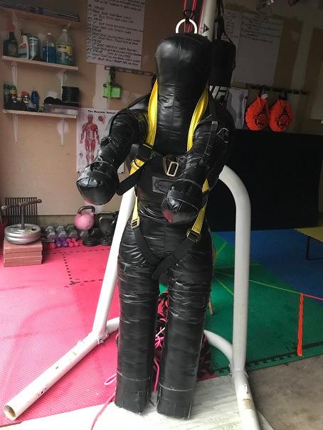 Combat Sports Legged Grappling Dummy - 35 to 140 lb Nylon Training Partner for MMA, Jiu-Jitsu, Wrestling, Takedowns, Throws, Submissions & Striking | Reinforced vinyl nylon build, realistic leg design for takedowns throws submissions, 35-140 lb options, solo training customer photo 1