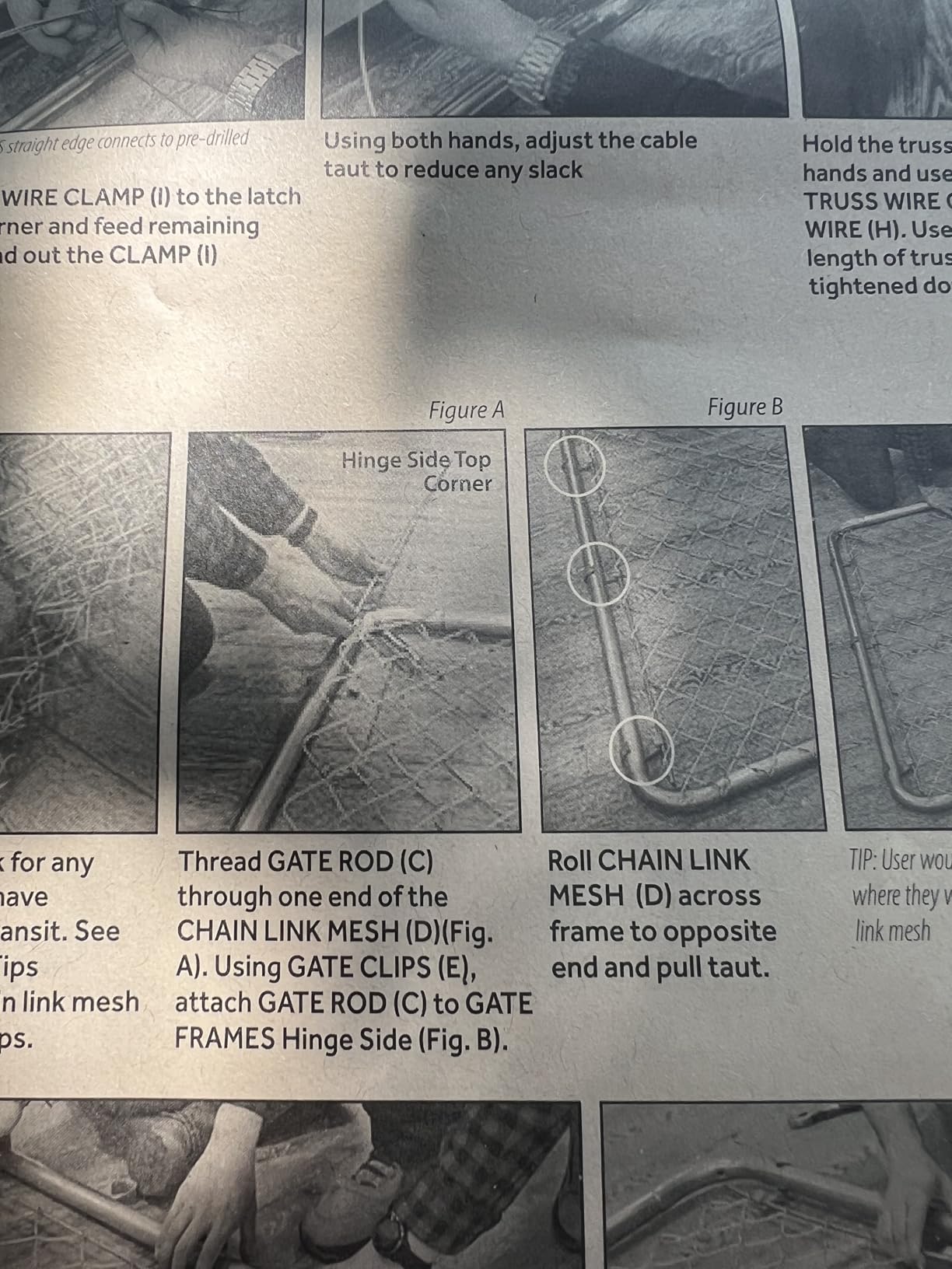 Adjust-A-Gate Chain Link Fence Gate w/ Round Frame, Fits 24-72 in. Openings & Up to 12 ft. - Heavy-Duty Outdoor Reinforcement & Accessories for Gates and Fences customer photo 1