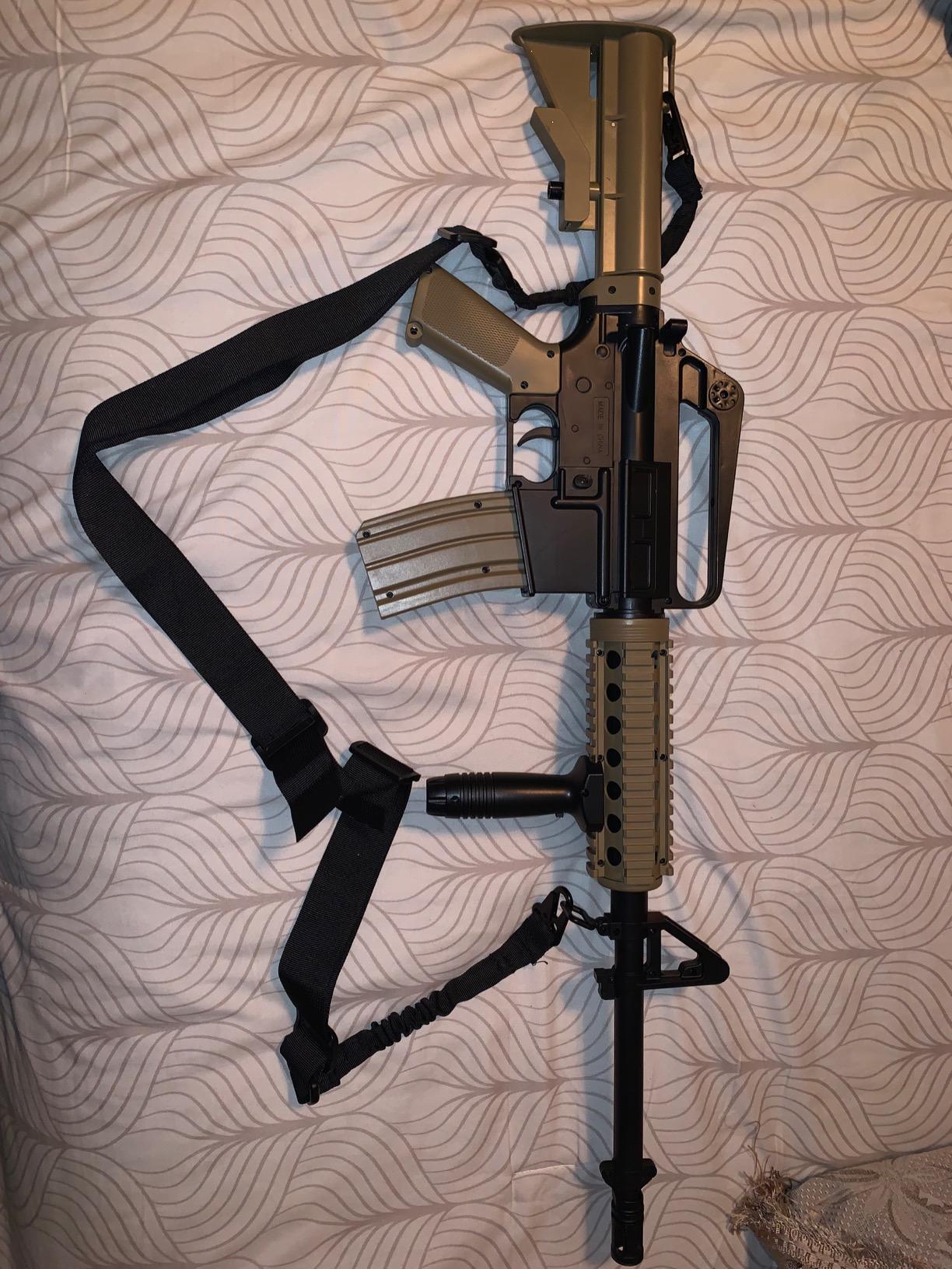 Soft Air COLT RIS Spring Airsoft Rifle and Pistol On-Duty Kit, Tan customer photo 2