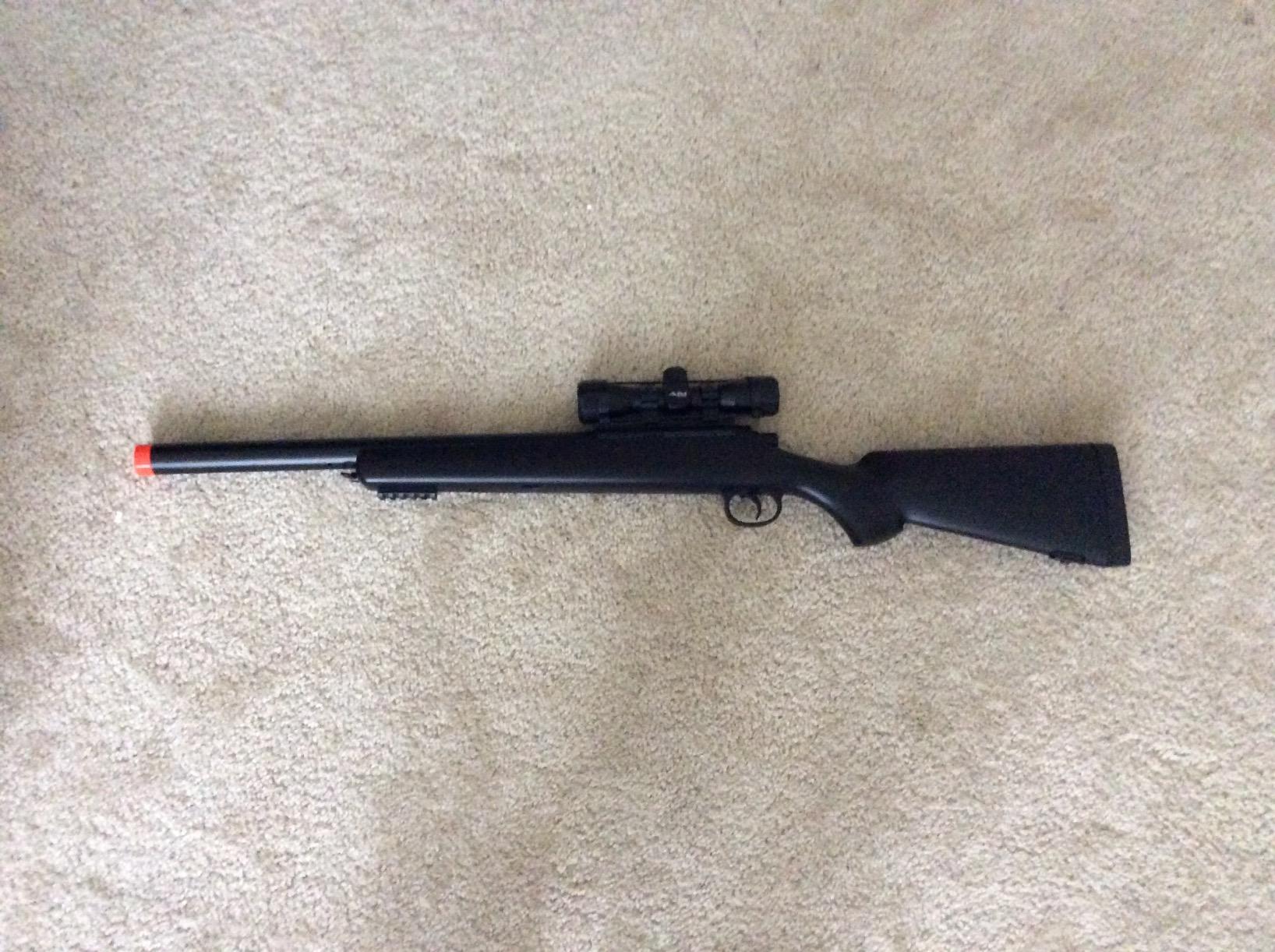 Game Face 52004 Sniper Carbine GF29 Spring-Powered Airsoft Rifle Kit customer photo 1