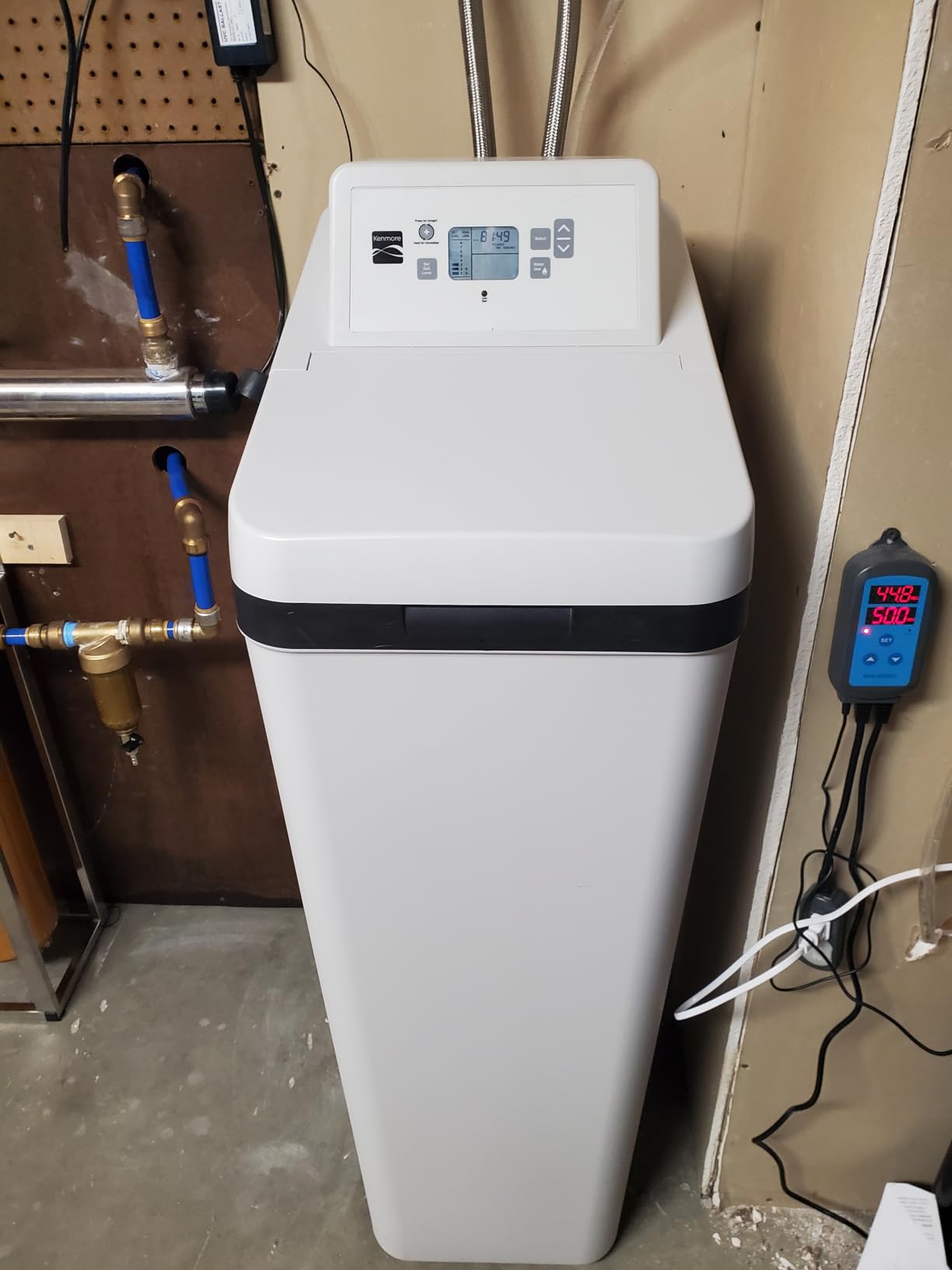 Kenmore 420 Water Softener System - 40,000 Grain Capacity with Salt Saving Technology - Whole Home Hard Water & Iron Reduction - Compact, Easy Install customer photo 2