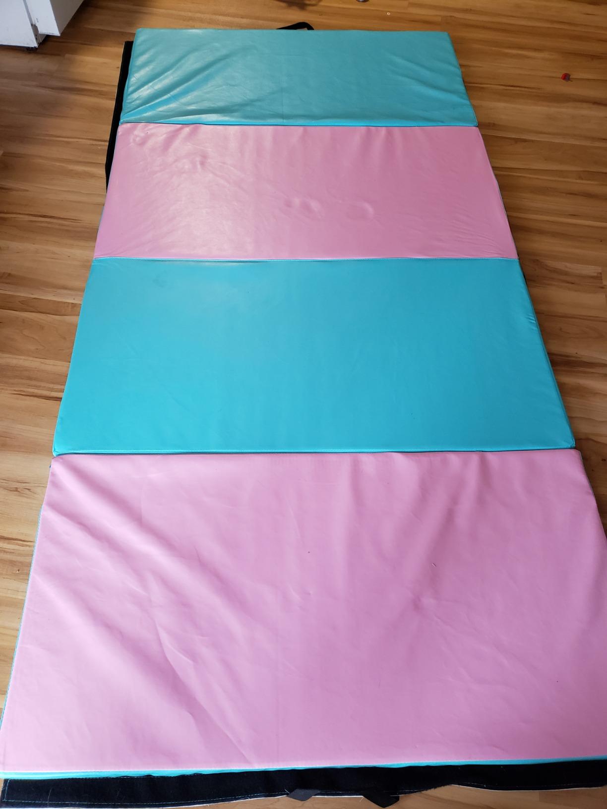 Polar Aurora 4'x8'x2 Thick Folding Gymnastics Exercise Mat Aerobics Stretching Yoga Mats customer photo 1