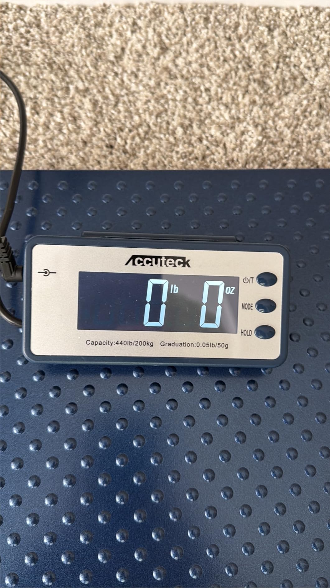 Accuteck 440lb Heavy Duty Digital Metal Industry Shipping Postal Scale W/C customer photo 2