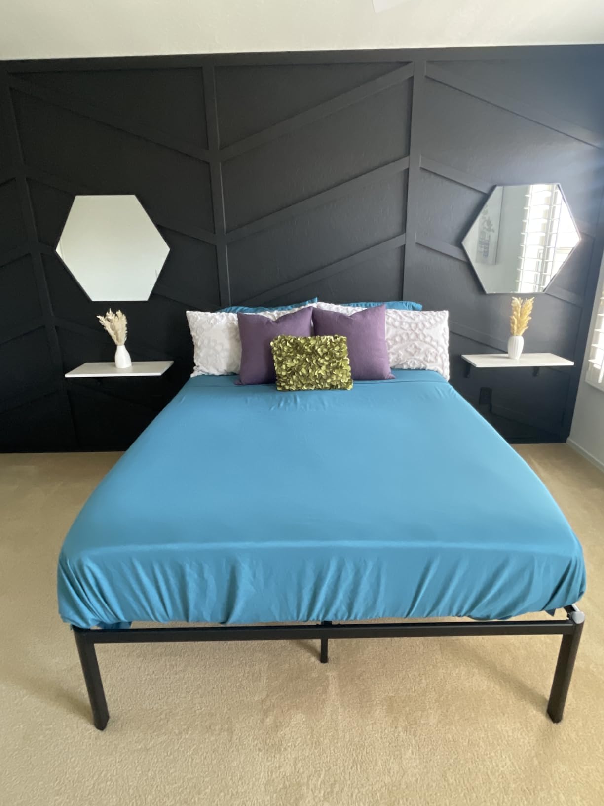 Queen Sheets Set, 4 Pieces 16