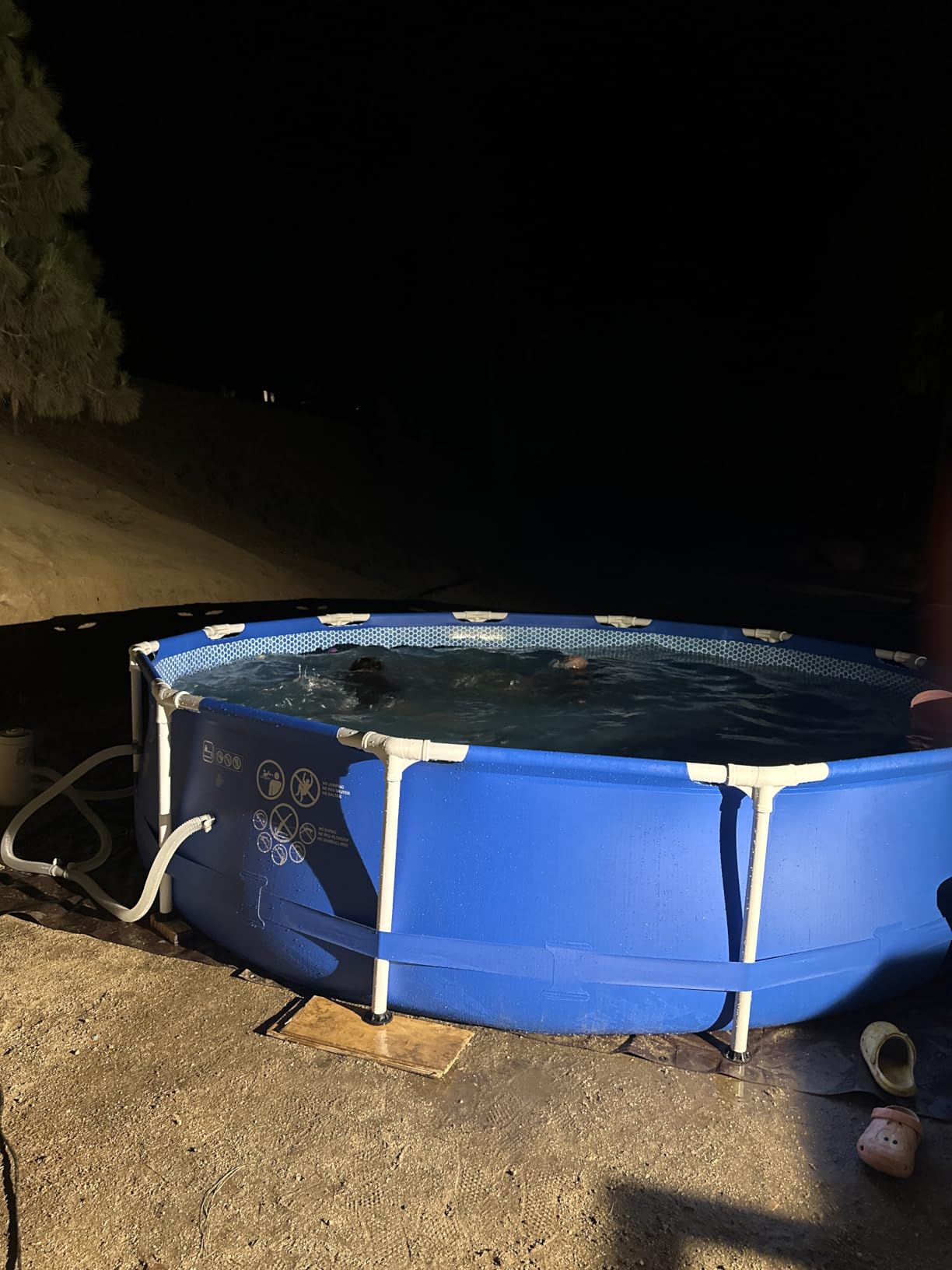 INTEX Metal Frame 12ft x 30in Round Above Ground Swimming Pool Set, Round Swimming Pool with Steel Frame, 530 GPH Cartridge Filter Pump, and Type A Filter Cartridge customer photo 1