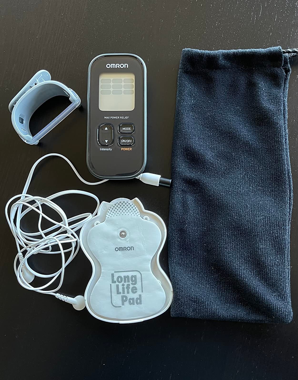 Omron Max Power Relief TENS Unit Muscle Stimulator | For Drug-Free Pain Relief - Portable Electric Massager for Muscles and Joints - Includes 2 Reusable TENS Unit Pads customer photo 1