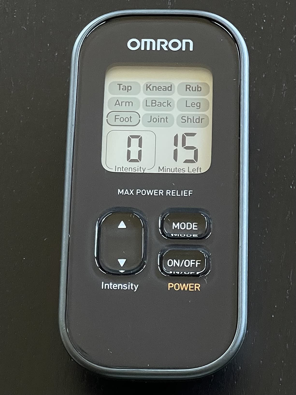 Omron Max Power Relief TENS Unit Muscle Stimulator | For Drug-Free Pain Relief - Portable Electric Massager for Muscles and Joints - Includes 2 Reusable TENS Unit Pads customer photo 2