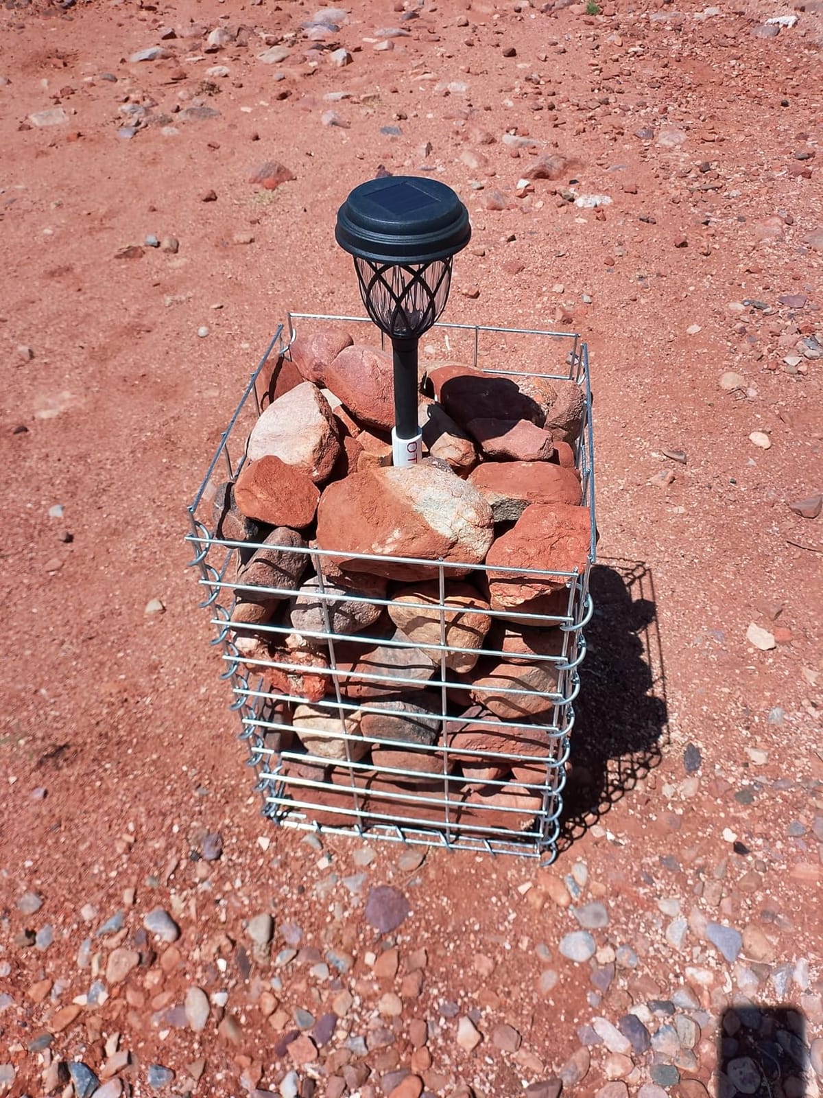 vidaXL Gabion Basket with Lids Galvanized Wire 59.1