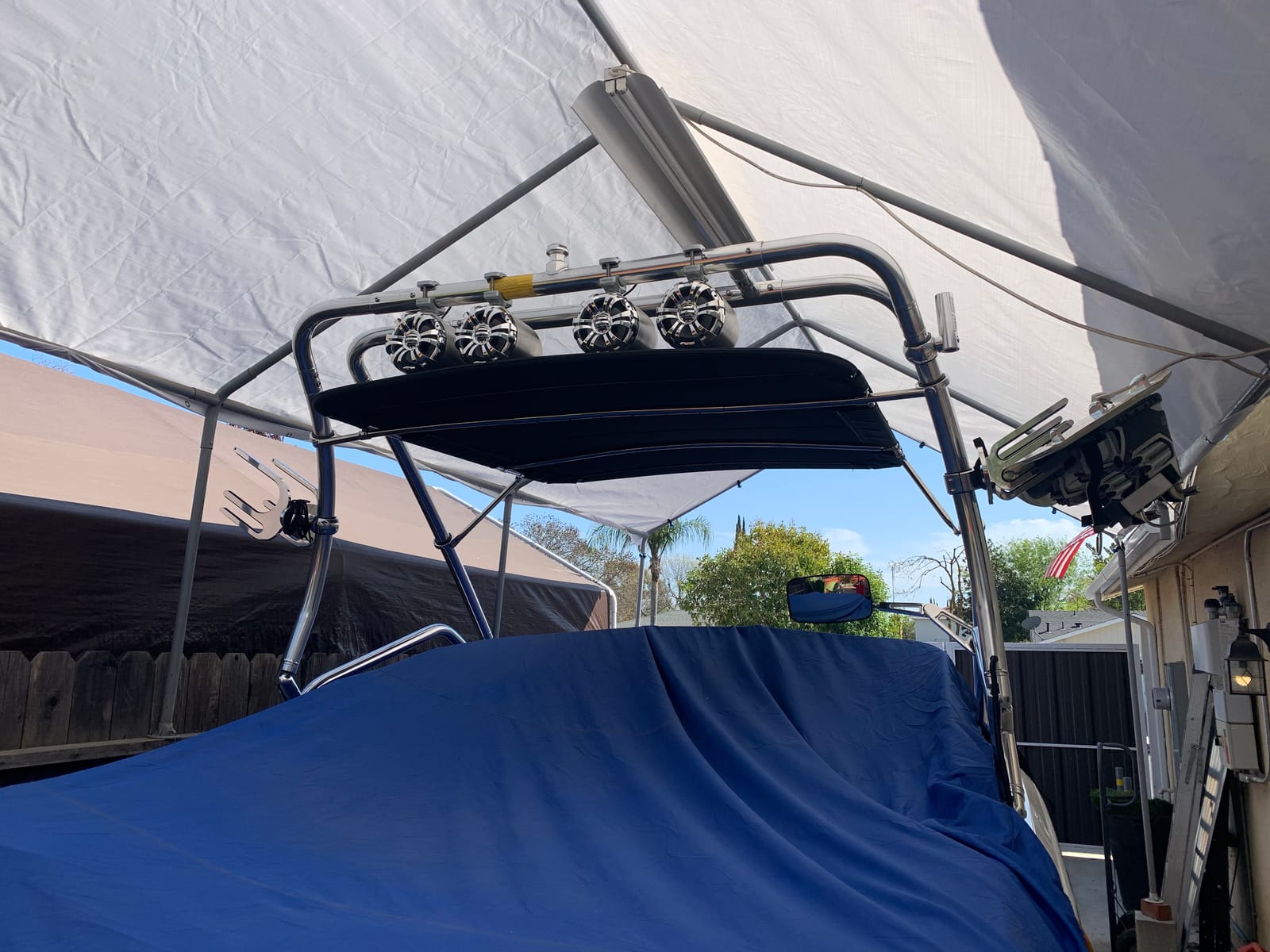 Reborn Catapult Polished wakeboard tower and Flat Tower Bimini Package customer photo 1