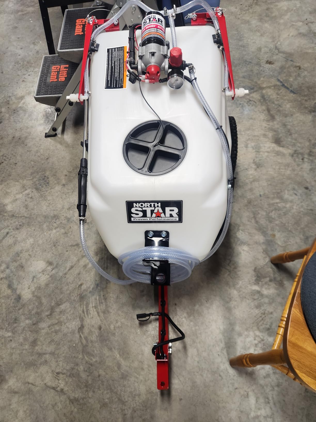 NorthStar 31-Gallon Tow-Behind Boom/Spot Sprayer, 2.2 GPM, 12V, 70 PSI customer photo 2