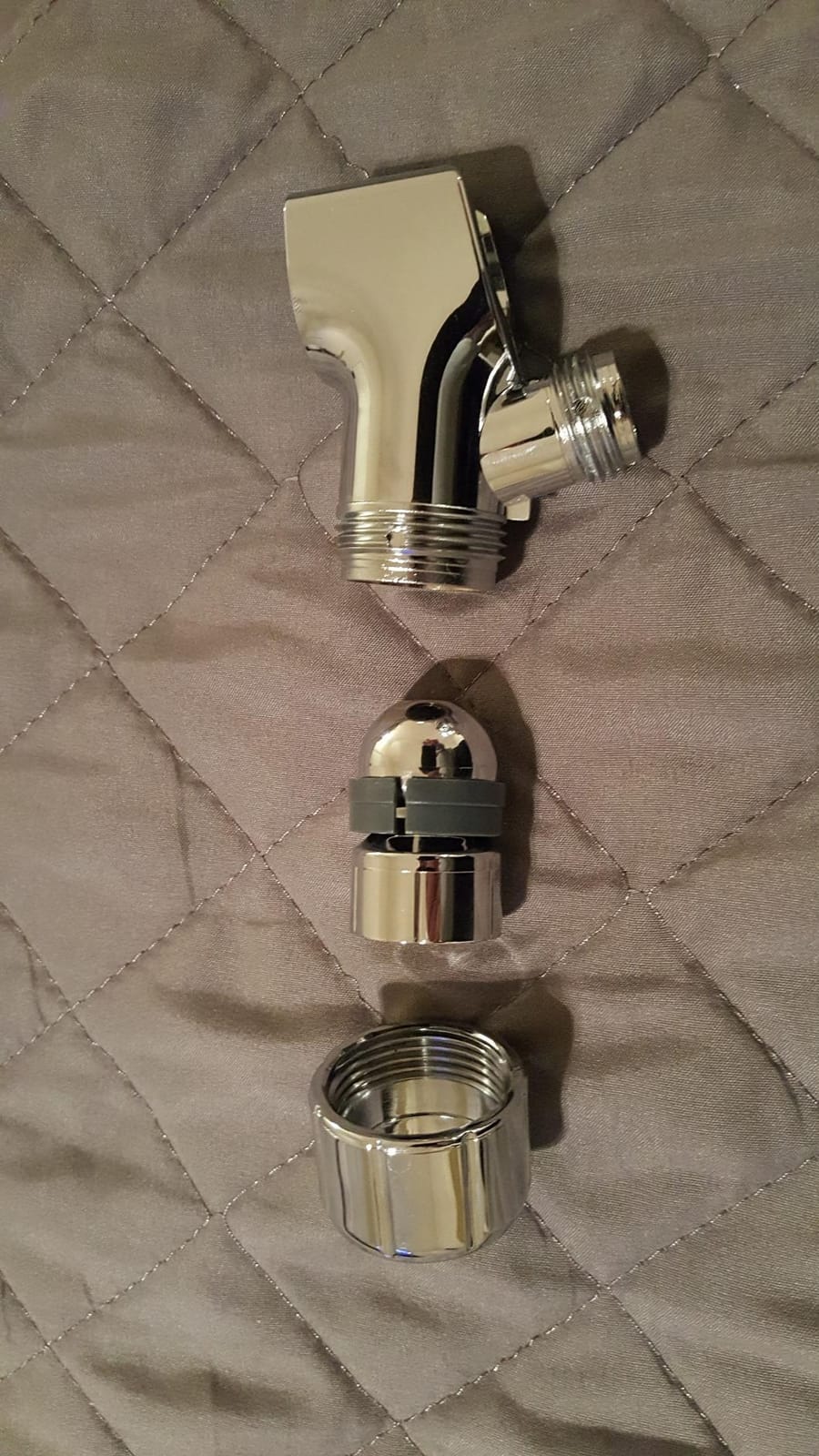 HO2ME High Pressure Handheld Shower, Power Boost Resists Low Flow, Chrome | Against Weak Pressure, Pulsating Massage for Deep Rinsing, with 79 Inch Stainless Steel Hose, Rotatable Mount Arm, Multi-Mode customer photo 1