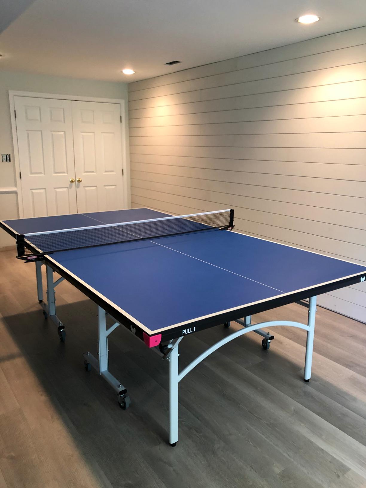 Butterfly Easifold 19 Ping Pong Table - Ping Pong Table Regulation Size with Easy Net Set - 10 Minute Quick Assembly - Folding with Wheels for Easy Storage customer photo 1