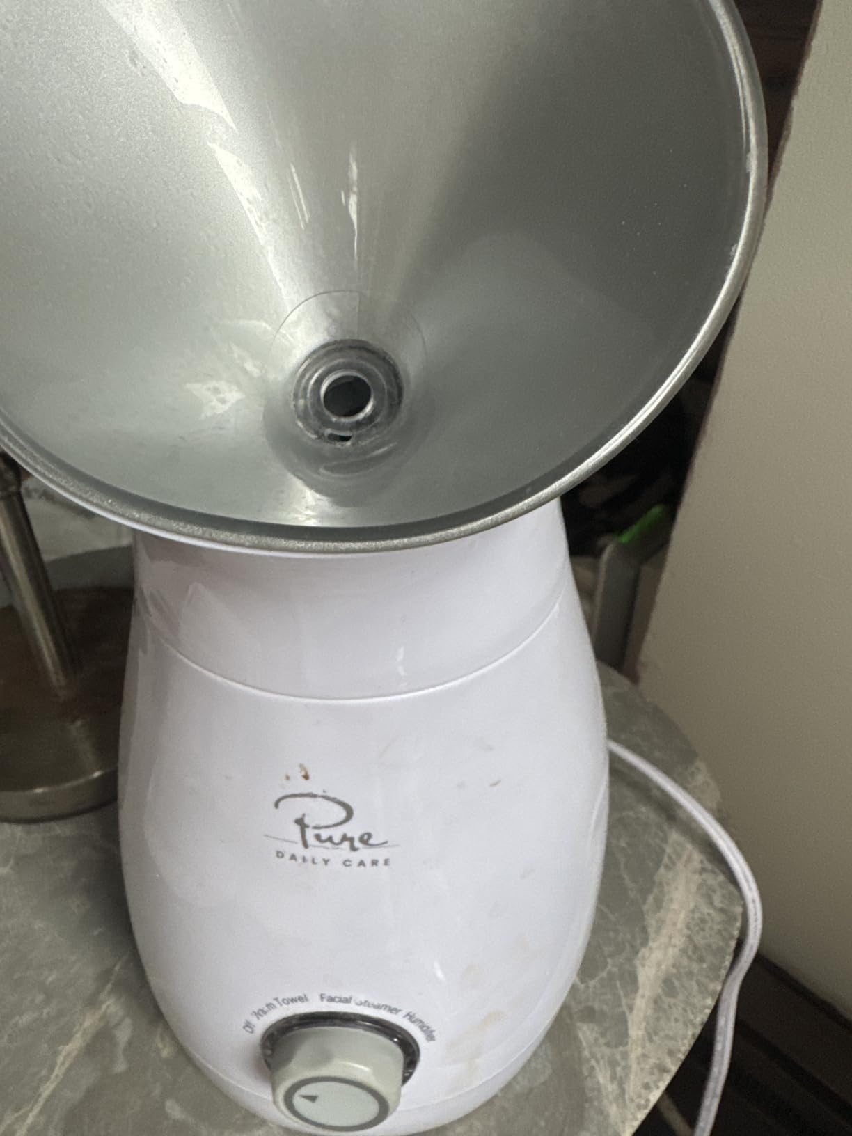 Pure Daily Care NanoSteamer Large 3-in-1 Nano Ionic Facial Steamer with Precise Temp Control - Humidifier - Unclogs Pores - Blackheads - Spa Quality - Bonus 5 Piece Stainless Steel Skin Kit customer photo 2