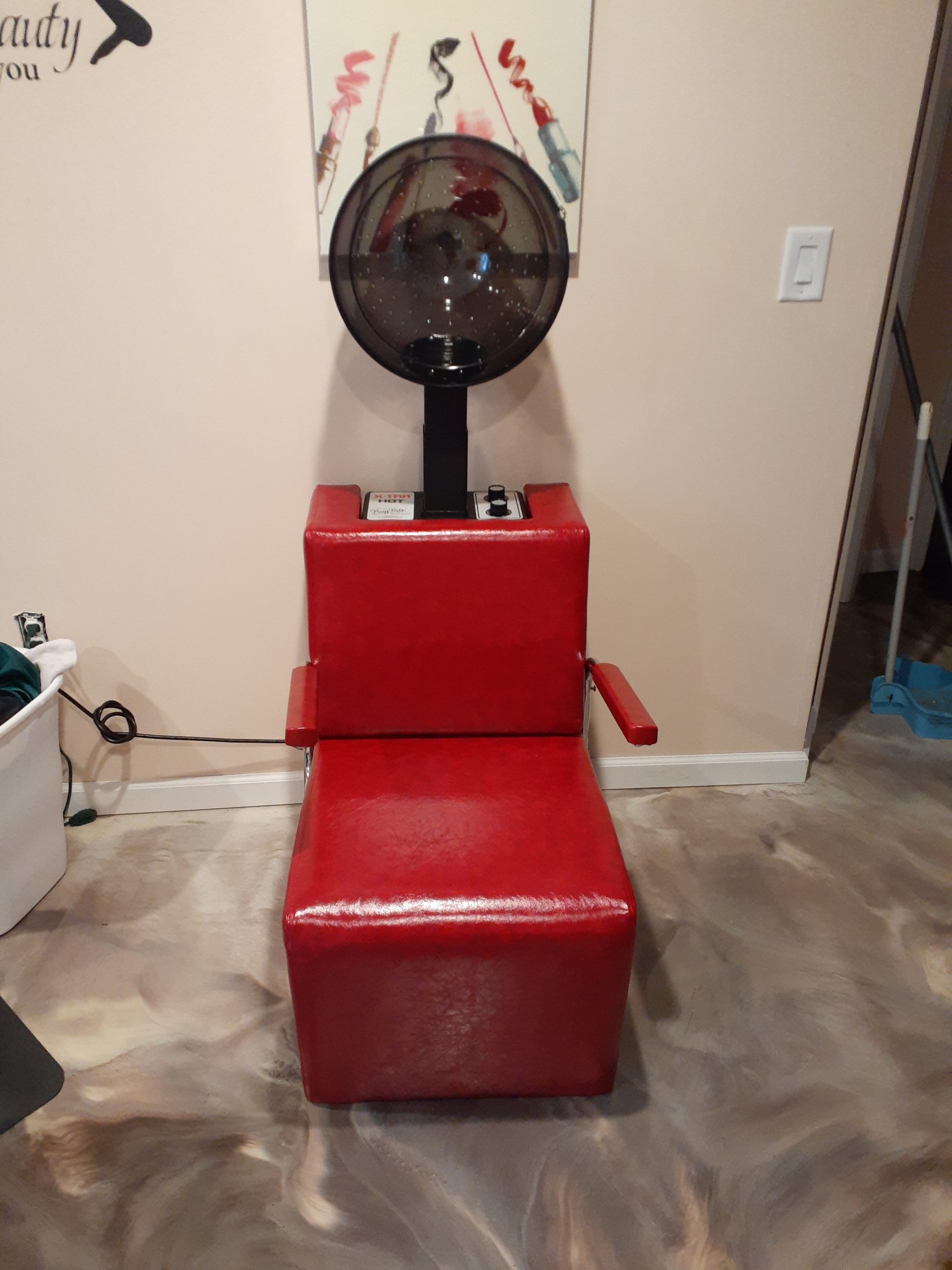 Berkeley Salon Hair Dryer Chair Black Edison Salon Barber Shop Beauty Salon Furniture & Equipment customer photo 2