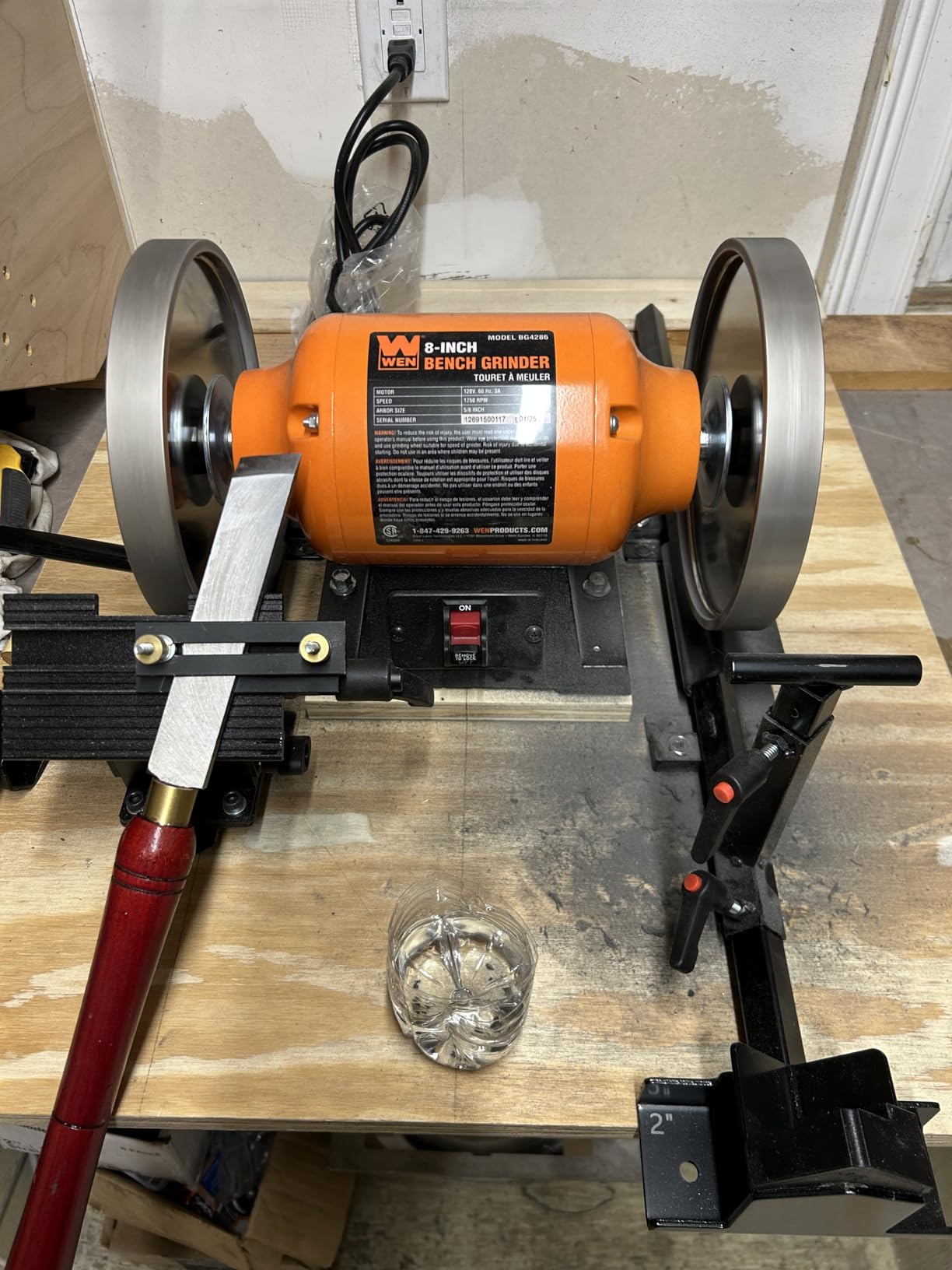 Pro Grind Sharpening System for 8 Inch Benchtop Grinders customer photo 2
