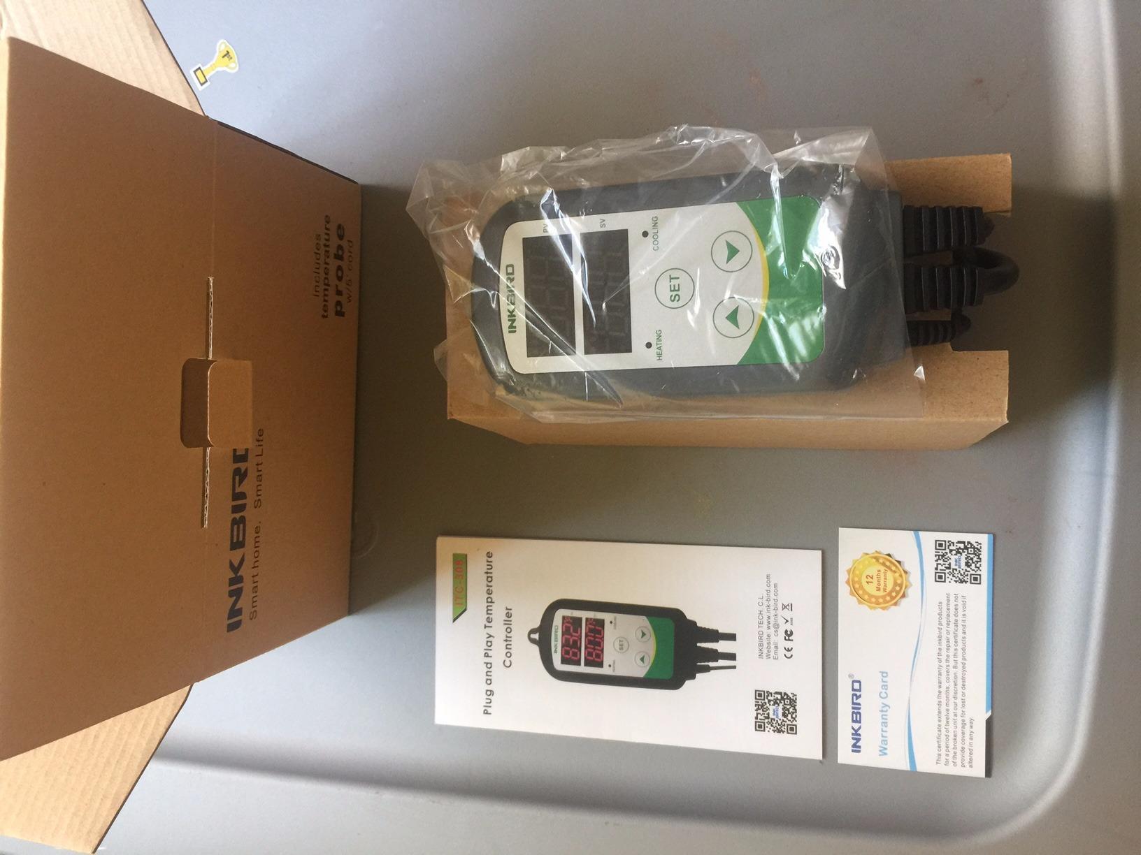 Inkbird ITC-308 Digital Temperature Controller Thermostat | 110V 10A 1100W 2-Stage Outlet with Heating and Cooling Mode for Carboy Homebrew Fermenter Greenhouse Terrarium customer photo 1