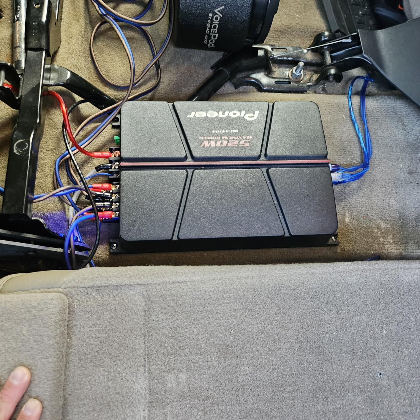 Pioneer GM-A4704 520W Max Class AB Bridgeable 4-Channel Car Amplifier | Variable High-Pass Filter customer photo 1
