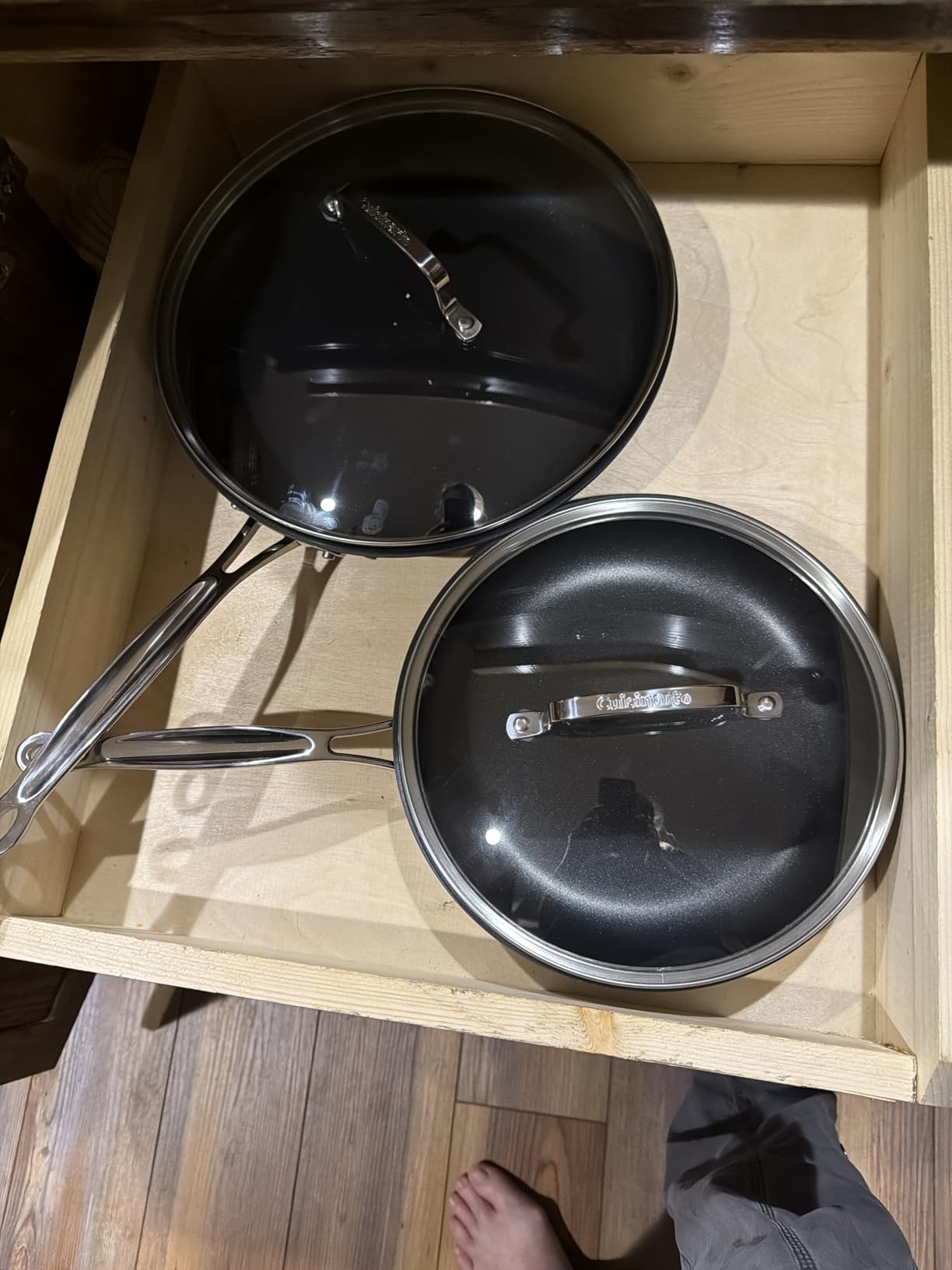 Cuisinart 17-Piece Pots and Pans Set, Non Stick Hard Anodized Cookware Set, Dishwasher Safe, Oven Safe, Cool Grip Handles, Aluminum Core for Even Heat customer photo 2