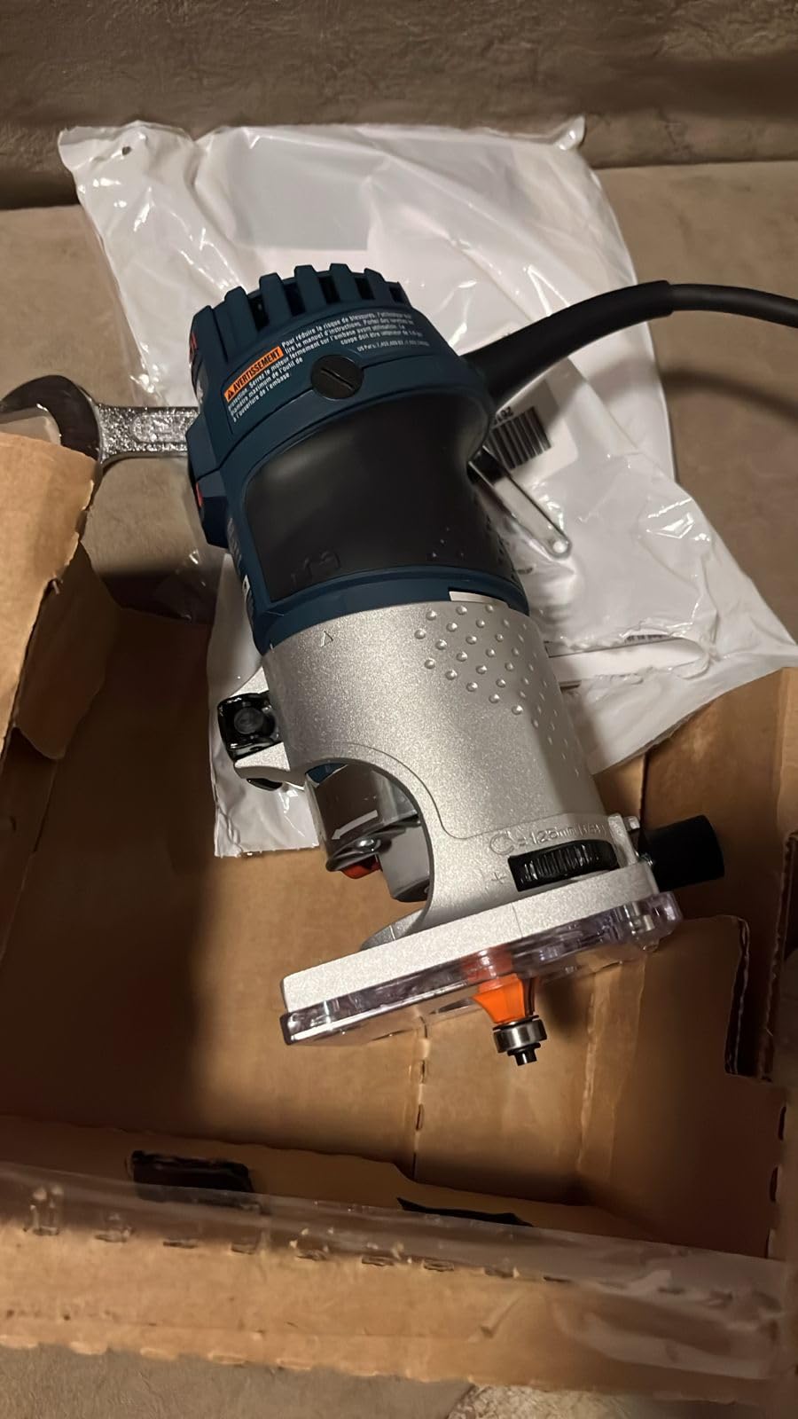 BOSCH PR20EVS Colt 1.0 HP Variable-Speed Palm Router, Quick-Clamp System customer photo 1