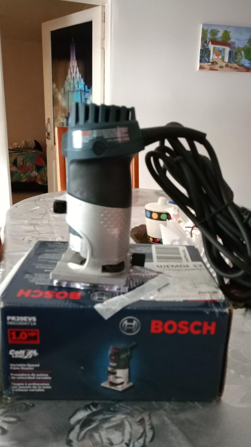 BOSCH PR20EVS Colt 1.0 HP Variable-Speed Palm Router, Quick-Clamp System customer photo 2