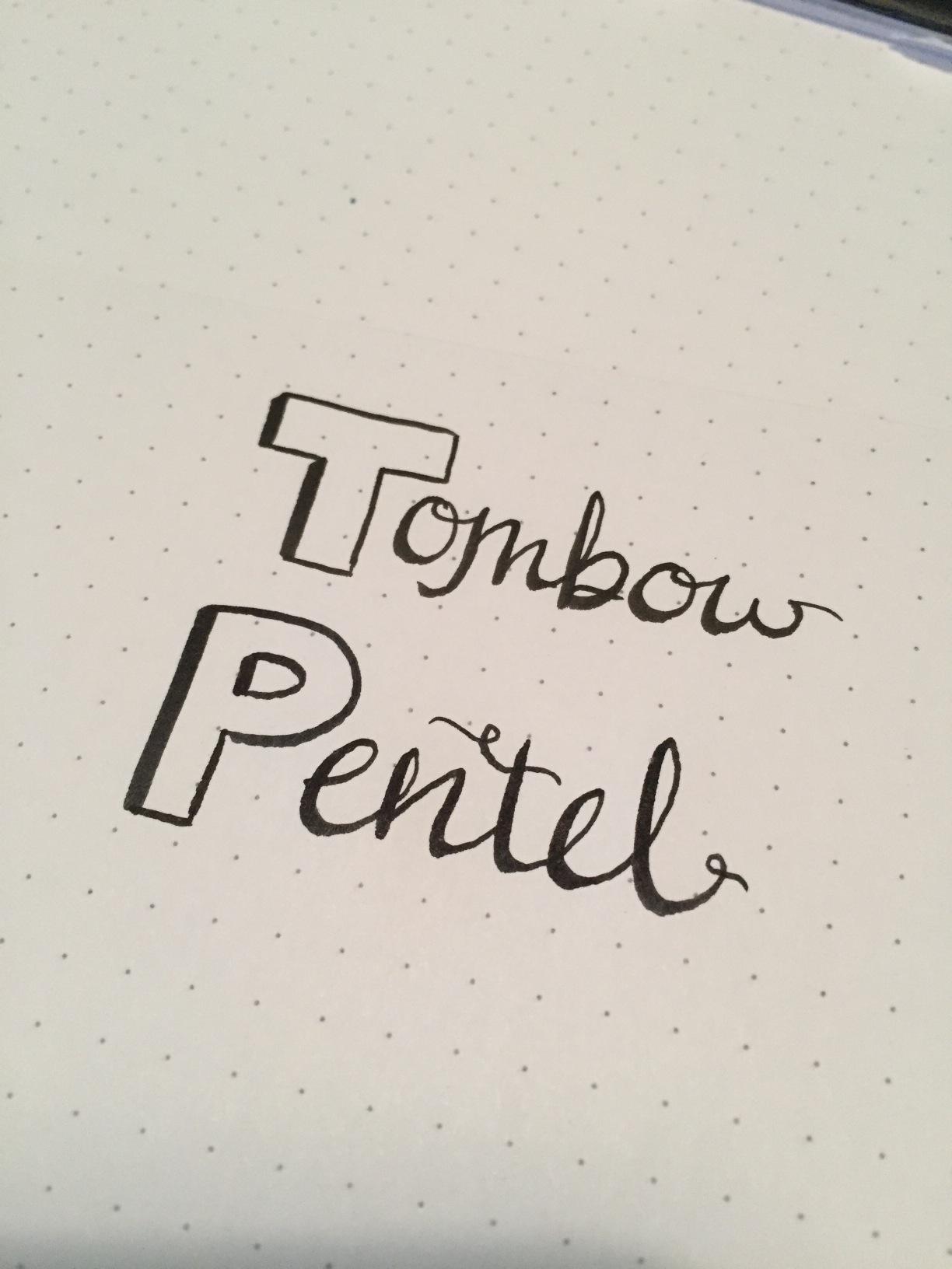 Tombow 62038 Fudenosuke Brush Pen, 2-Pack. Soft and Hard Tip Fudenosuke Brush Pens for Calligraphy and Art Drawings customer photo 1