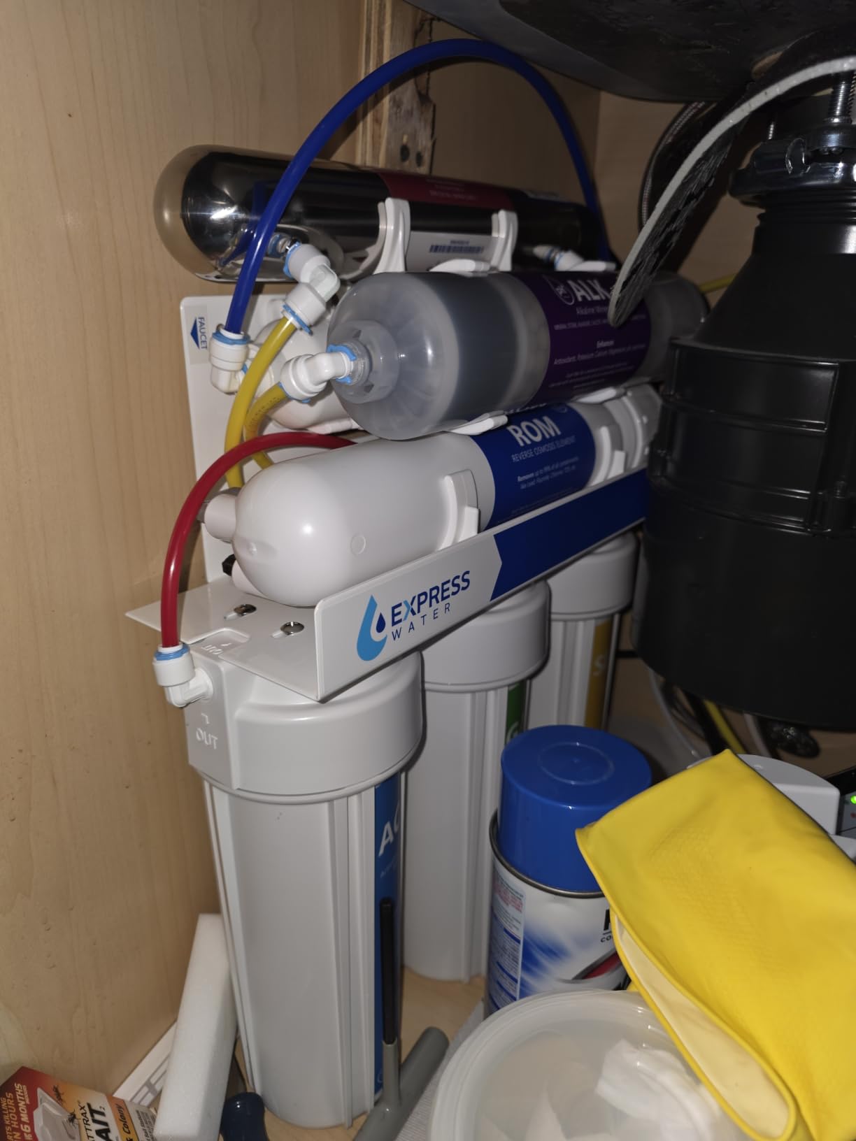 Express Water ROALKUV10M, 11-Stage RO Water Filter System, Alkaline & UV | 100 GPD, NSF Certified 372, Modern Chrome Faucet, Removes Up to 99.99% of Contaminants customer photo 1