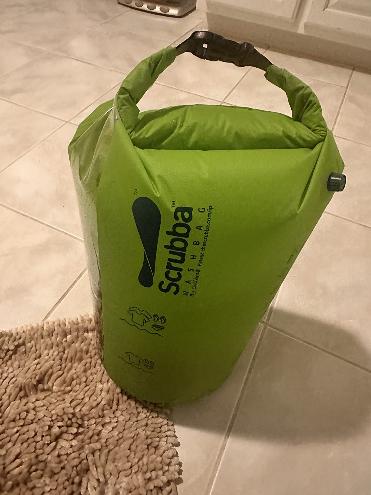 Scrubba Wash Bag Patented Washboard-in-a-Bag™ 5 oz Travel Clothes Washer | Pack Light, Wash Anywhere Fast, Internal Washboard, Machine-Quality Wash, Portable, No Electricity, Camping, RV, Cruises customer photo 2