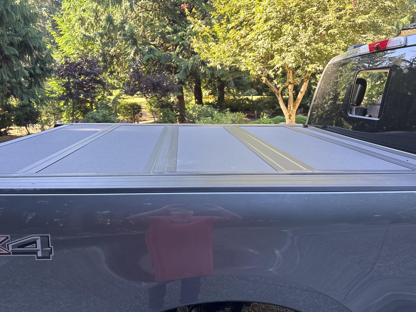 RealTruck BAK BAKFlip MX4 Hard Folding Truck Bed Tonneau Cover | 448331 | Fits 2017-2026 Ford F-250/350 Super Duty 8' 2