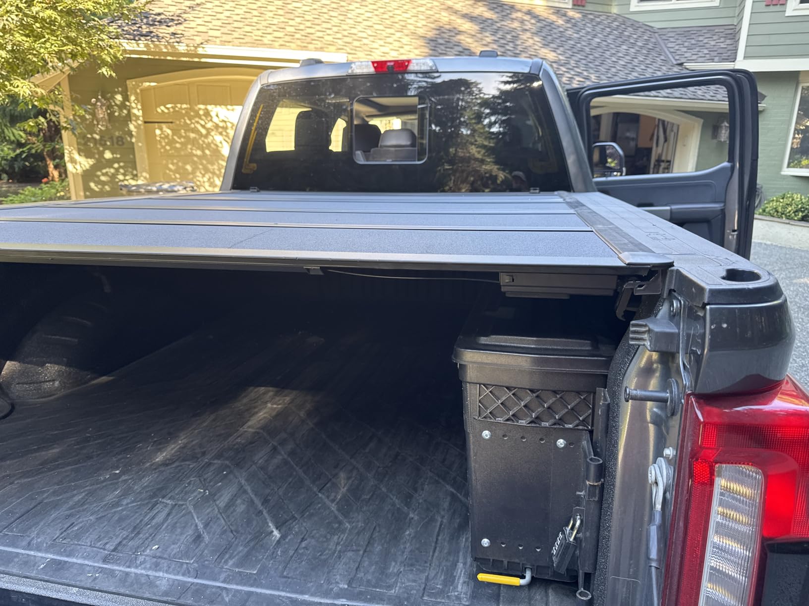 RealTruck BAK BAKFlip MX4 Hard Folding Truck Bed Tonneau Cover | 448331 | Fits 2017-2026 Ford F-250/350 Super Duty 8' 2