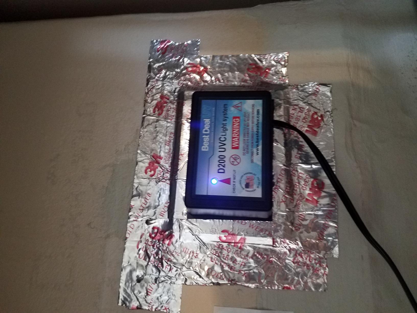 Air Purifier Whole House UV Light in Duct for HVAC AC (Air Conditioning) Duct Germicidal Filter + 2 Replacement Bulbs customer photo 2