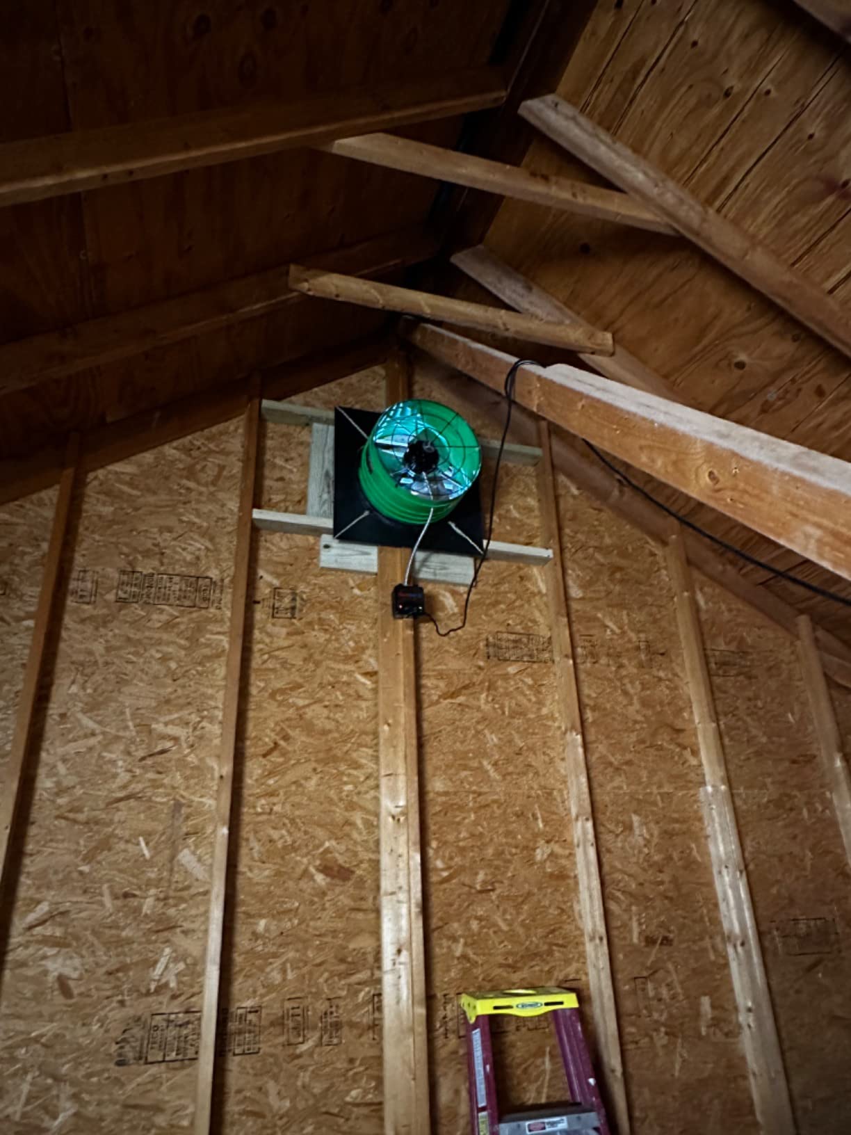 Quietcool AFG SMT ES-3.0 Smart Attic Fan for Gable Vents - Up to 2801 CFM - As low as 22 Watts - Smart App Control - Thermostat and Humidistat - 20ft Power Cord - Plug-and-play - Three Speed customer photo 1