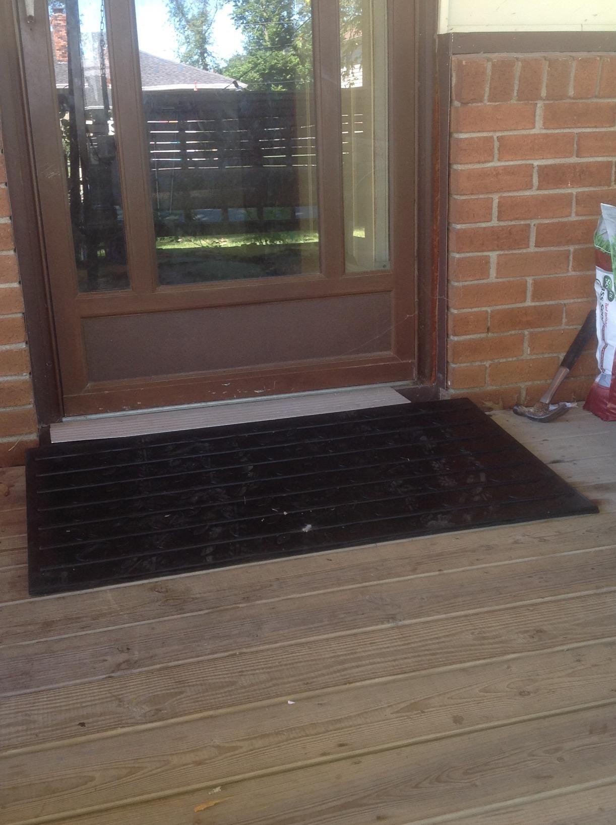Silver Spring Threshold Ramp, Solid Rubber 4