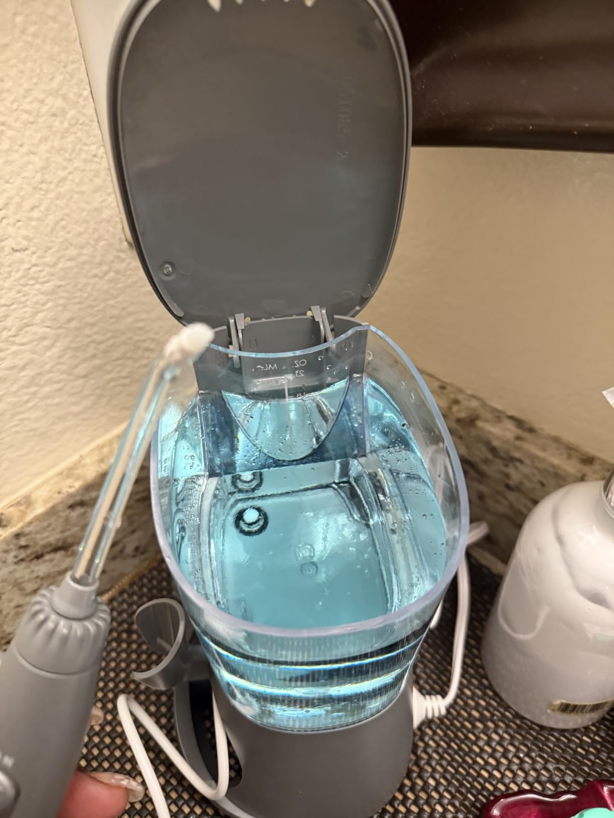 Waterpik Aquarius Countertop Water Flosser with 10 Settings, 7 Tips, Blue | For Daily Home Gum Health, Dental Braces, Implants, ADA Accepted WP-663 customer photo 2