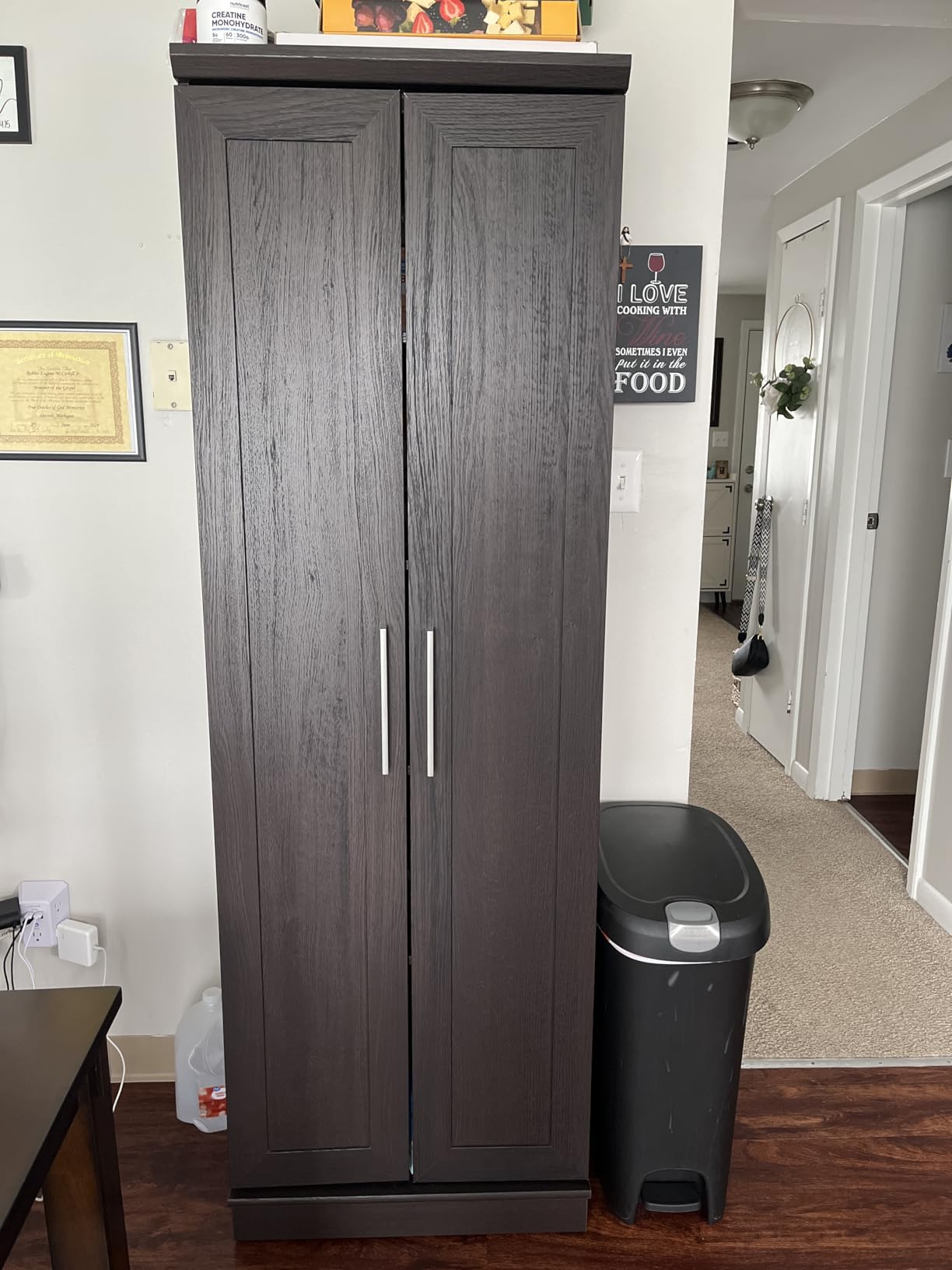 Sauder HomePlus Storage Cabinet/Pantry cabinets, Soft White finish customer photo 2