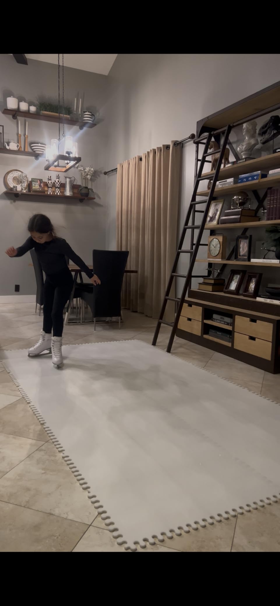 Skate Anytime - Synthetic Ice for Hockey - Skateable Artificial Ice Tiles - Backyard Ice Rink - Expandable customer photo 1
